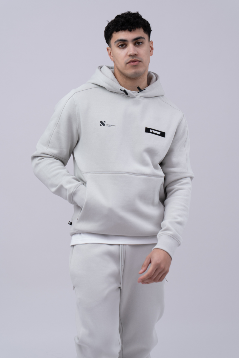 Supreme Being Diego Powder Grey Hoodie Powder Grey front view