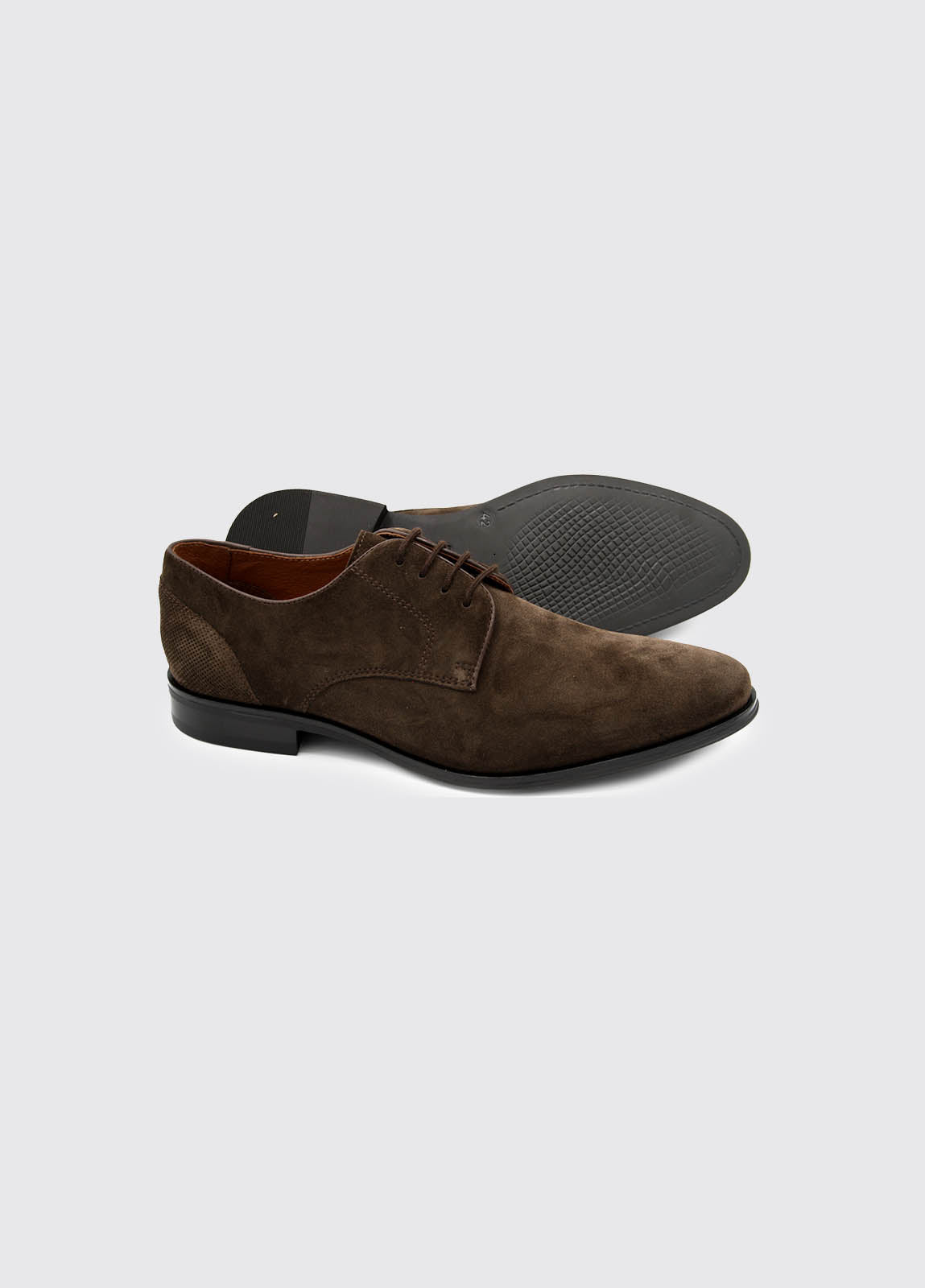 Sarge Walnut Suede Shoe-Sole view