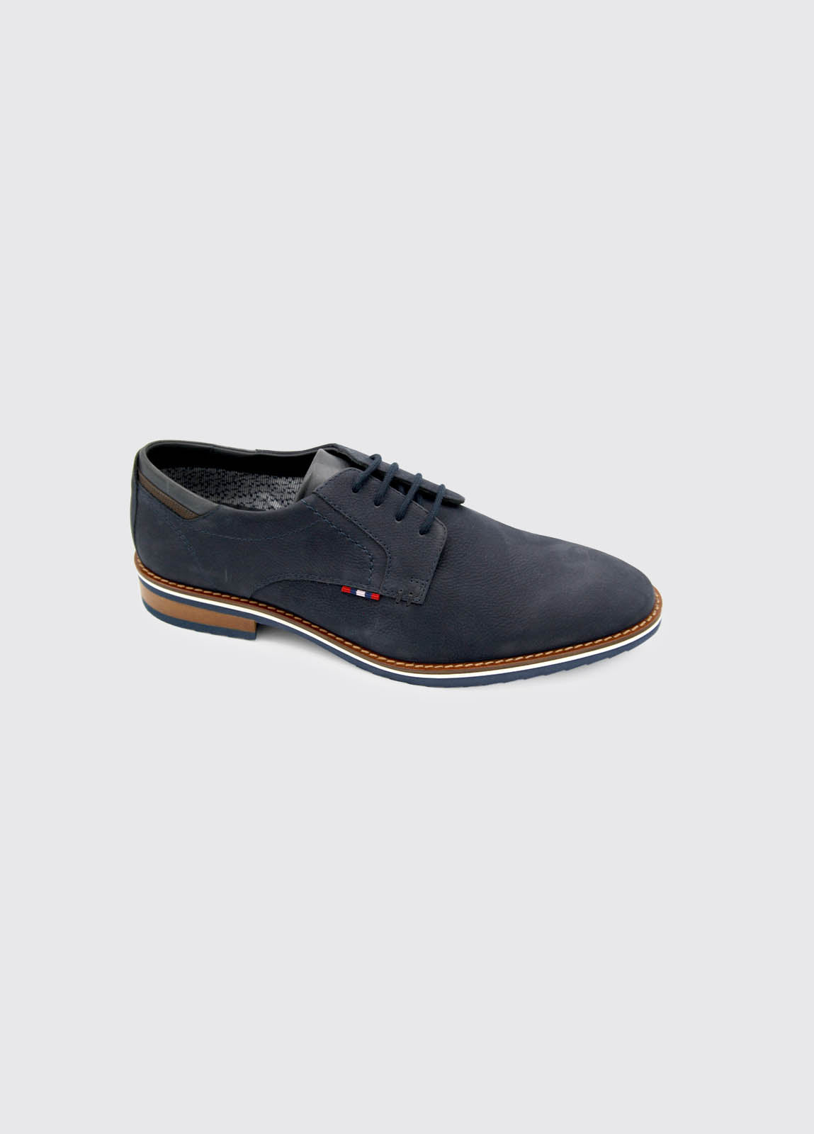 Dubarry Danny Navy Shoe Navy model front view