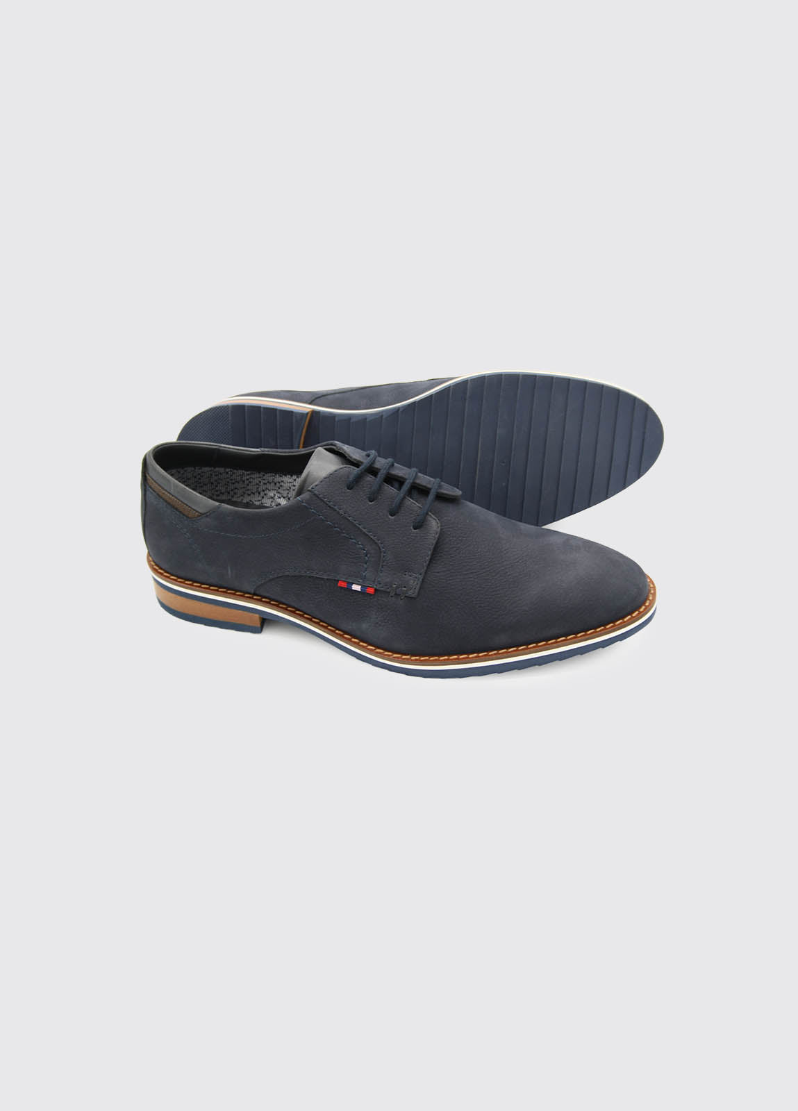 Danny Navy Shoe-Sole view