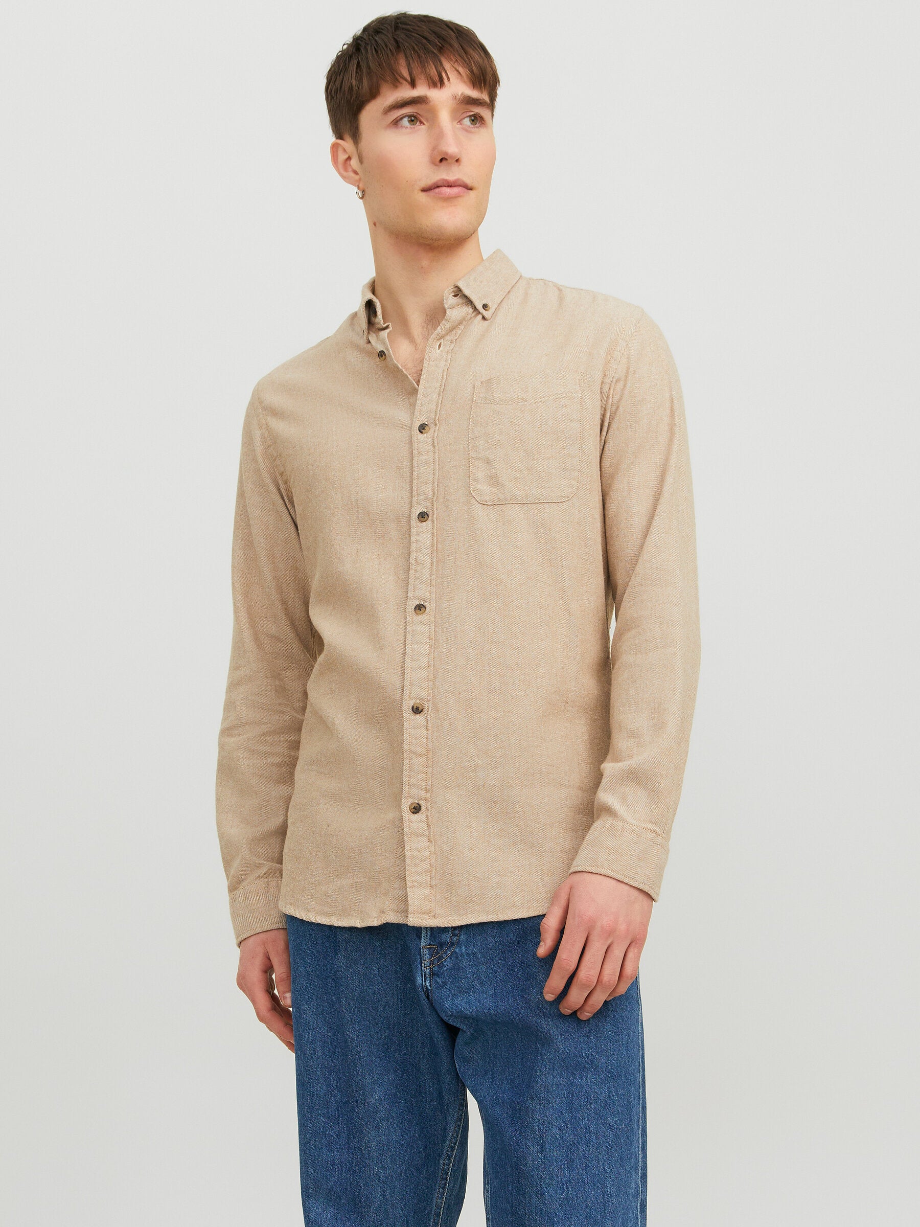 Classic Oatmeal Melange Shirt