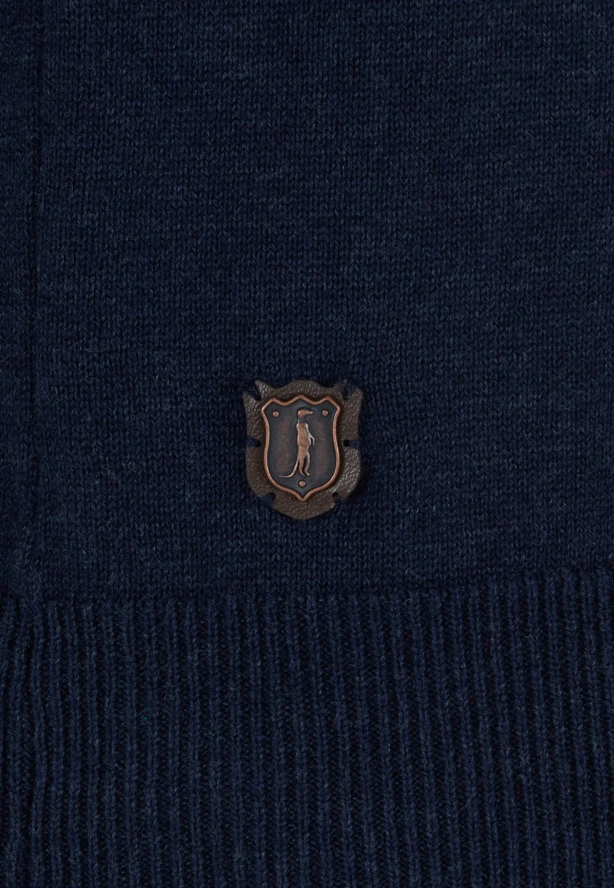 6TH SENSE Harry Navy 1/4 Zip Knit Navy Blazer back view