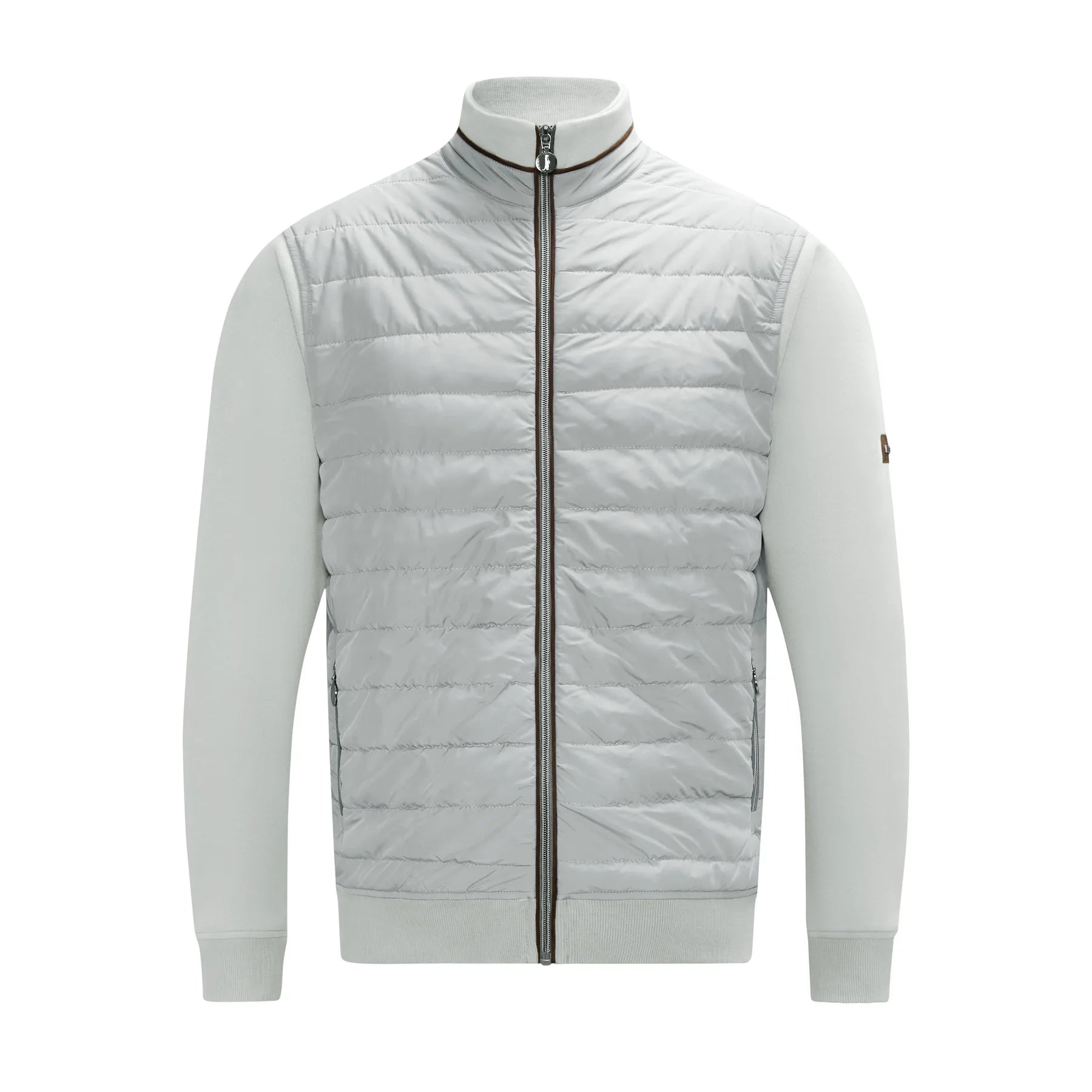 6TH SENSE Sammy Full Zip Drizzle Jacket Drizzle front view