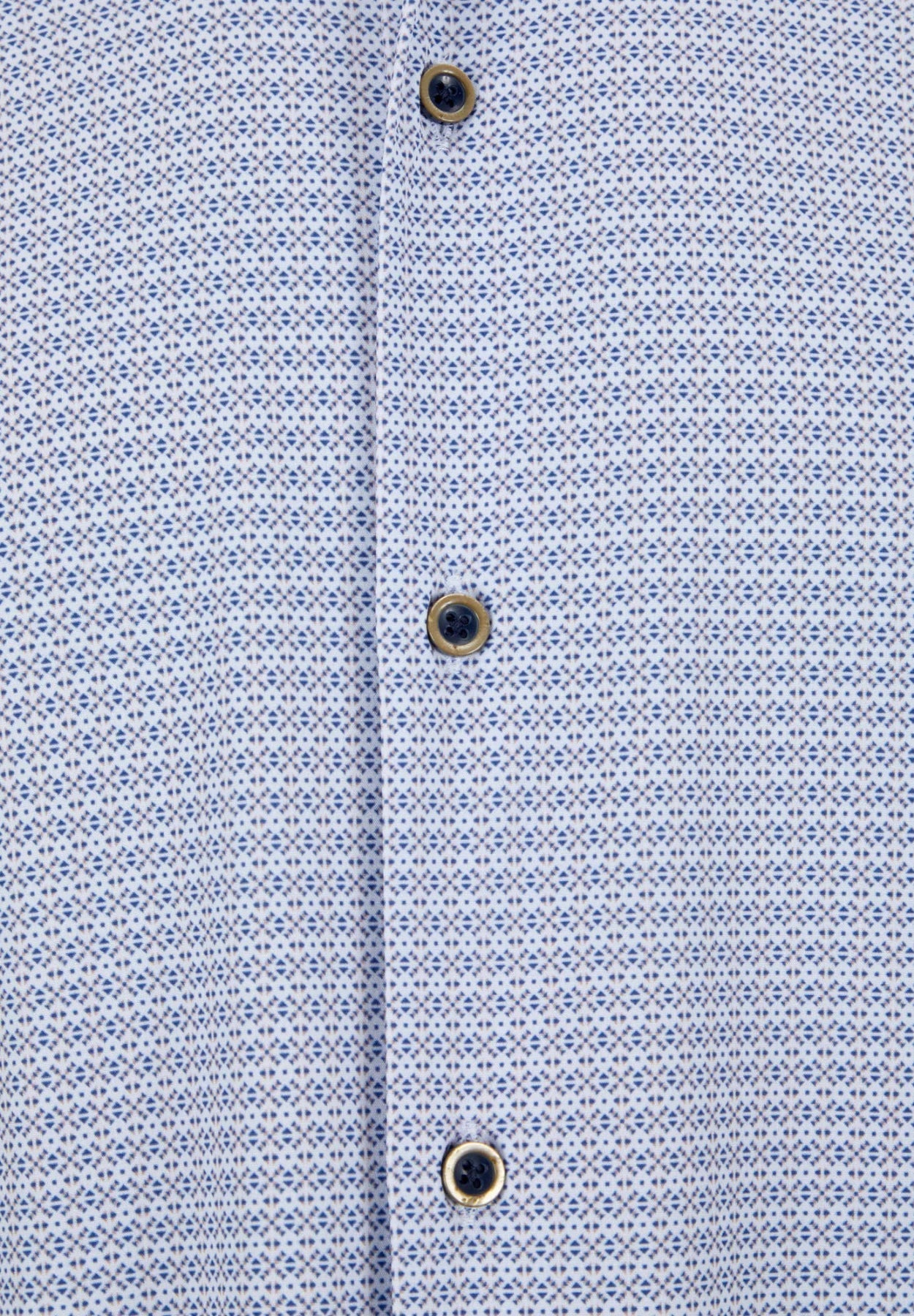 Perform 17 Long Sleeve Navy / White / Peach Diamond Pattern Shirt