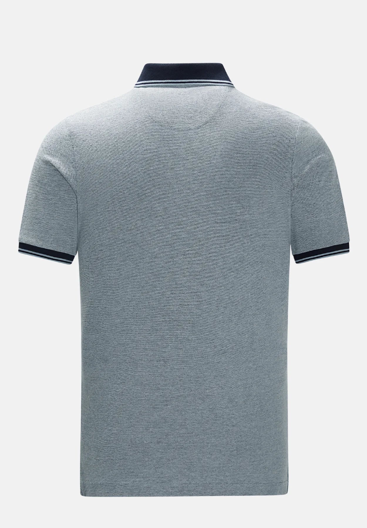 Men's Maverick Blue Fog Polo Shirt-Back View