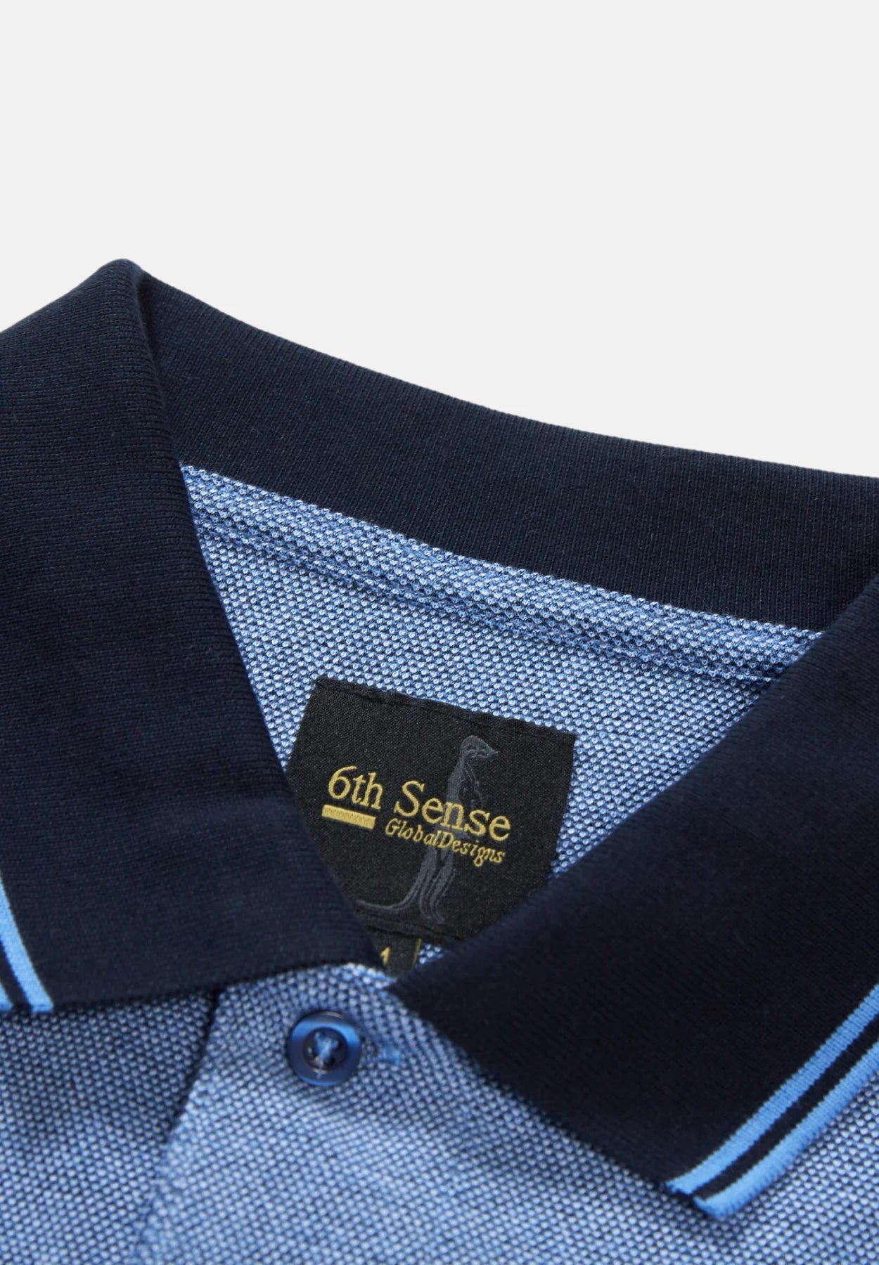 Men's Maverick Granada Polo Shirt-Collar View