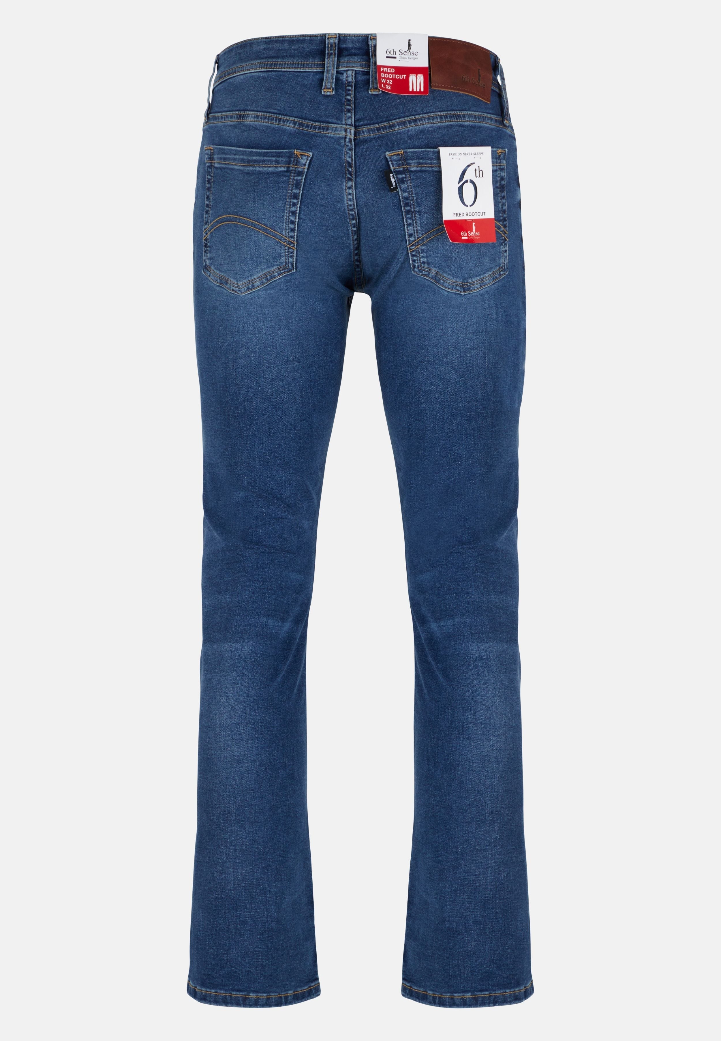 Men's Fred Lightwash Bootcut Jean-Back View