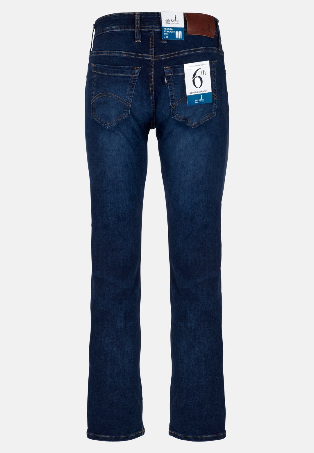 6TH SENSE Nevada French Navy Tapered Fit Jean FRENCH NAVY model front view