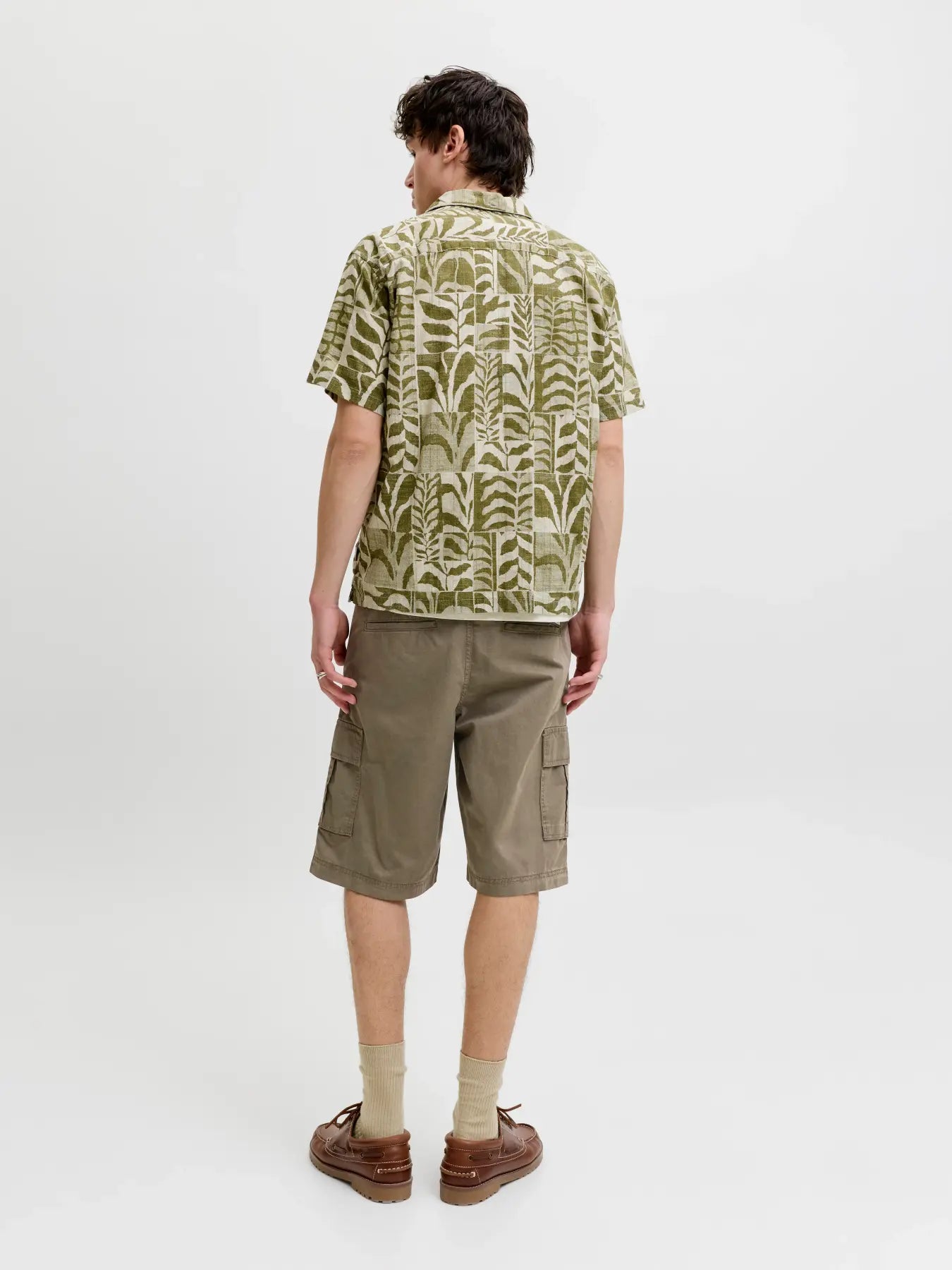 JACK & JONES Cole Matty Mid Cargo Short -Crocodile Crocodile detail view