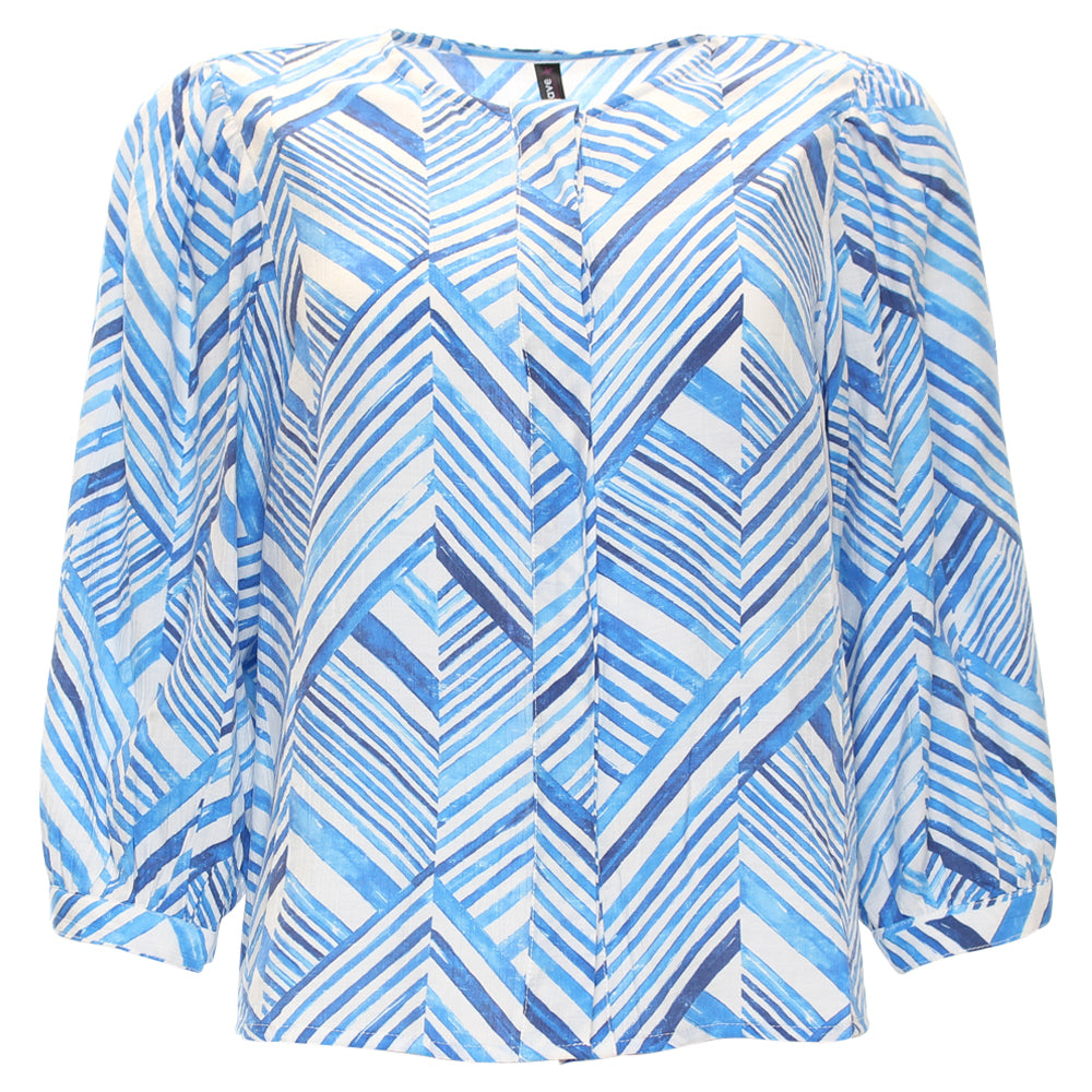 RANT & RAVE LADIES Alexis Blue Blouse Blue detail view