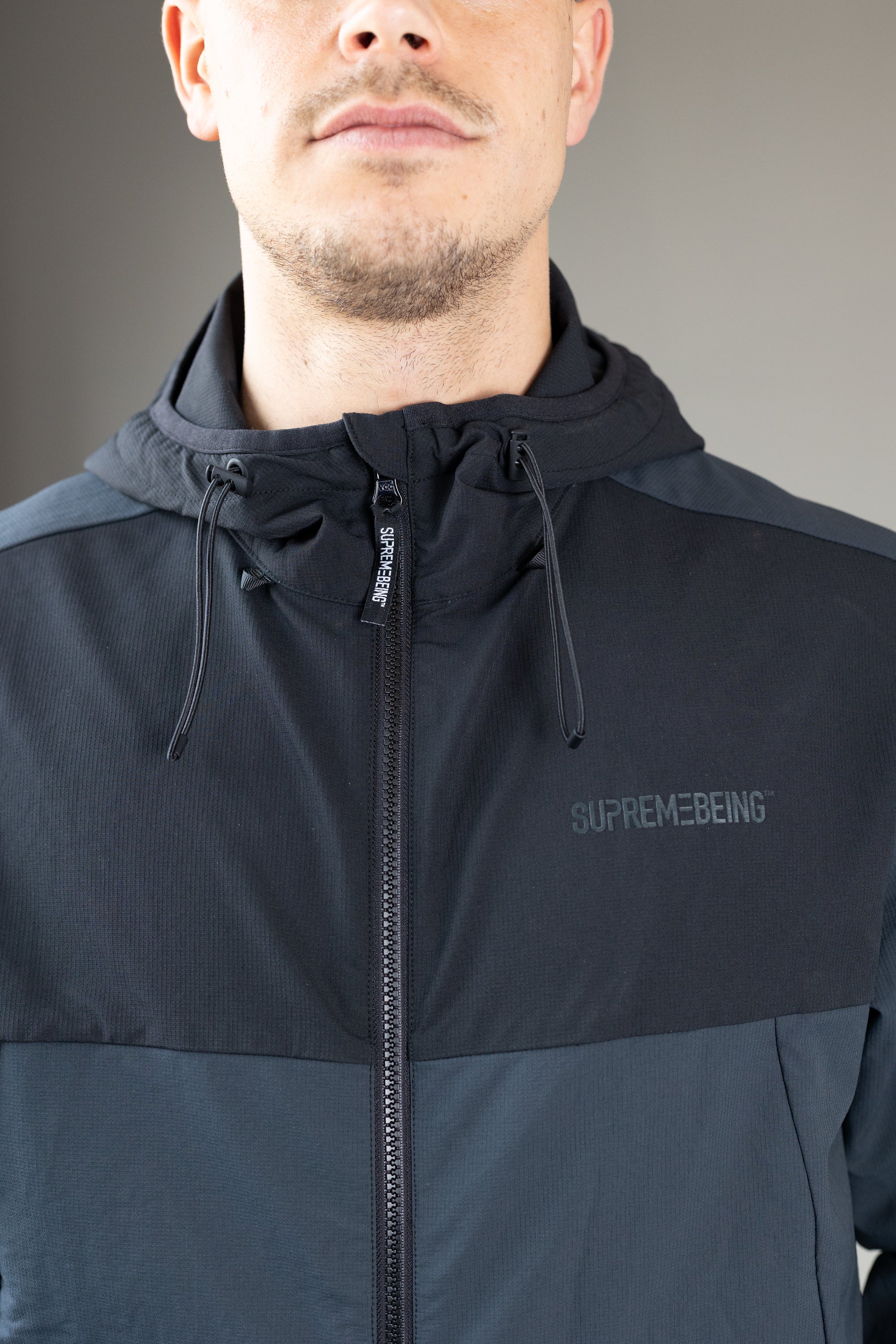 Tecnica Black/Steel Grey Zipper-Zp view