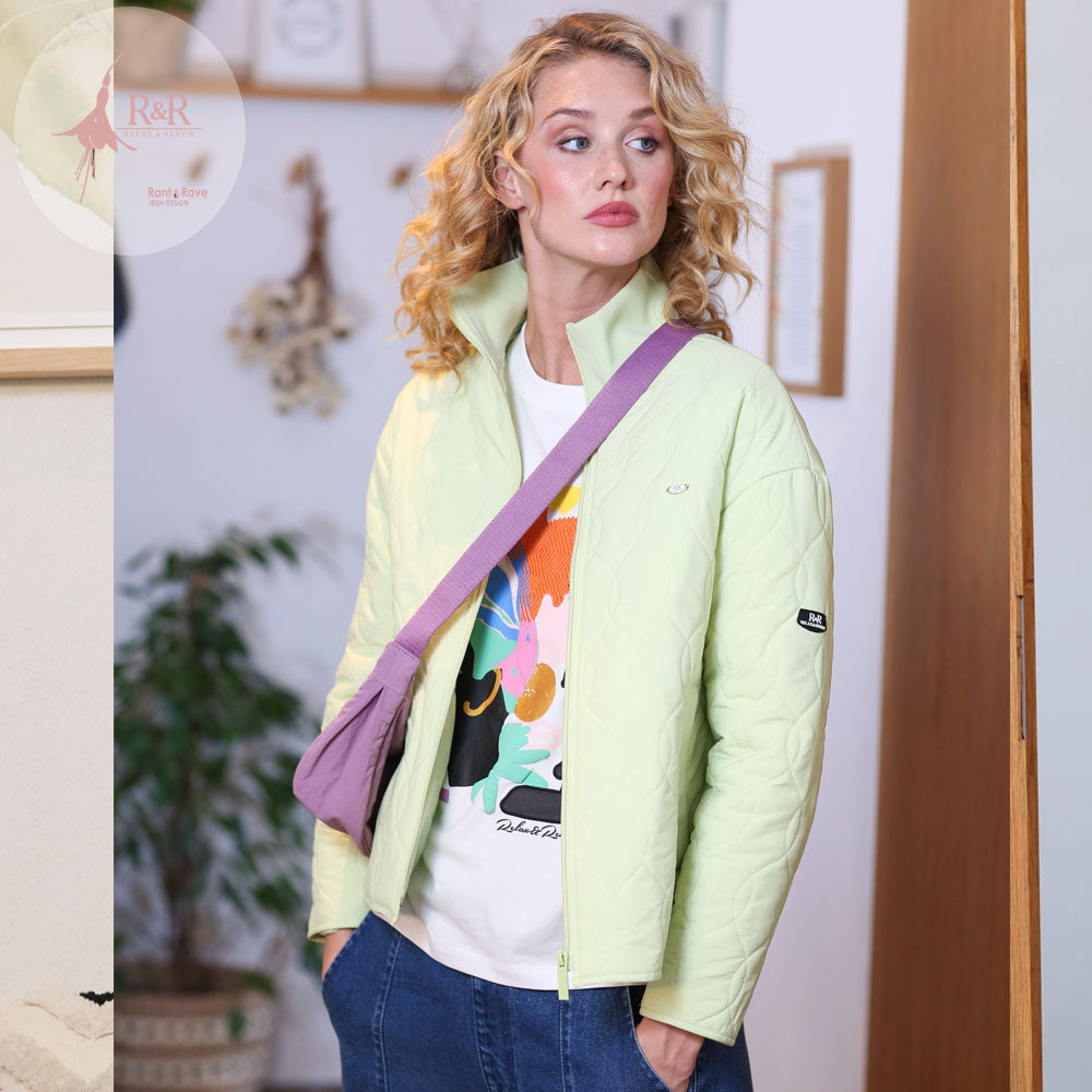 Ladies Relax & Renew Aine Pale Green Jacket-Side View