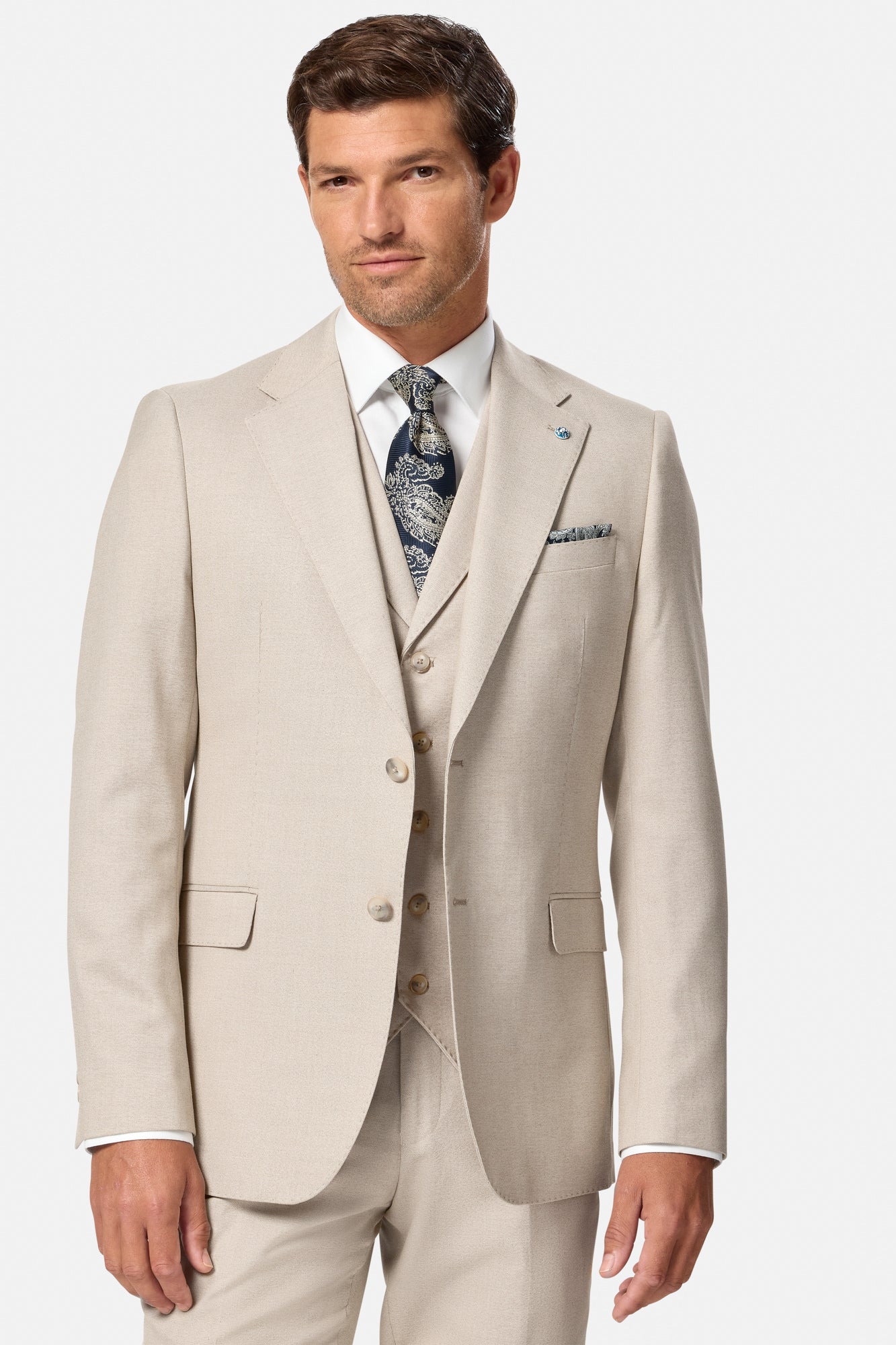 BENETTI Albert Stone Jacket Stone front view