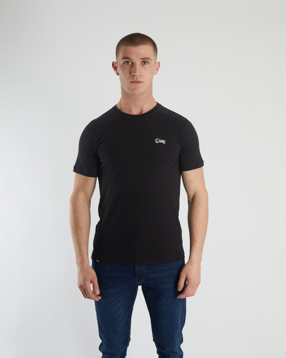 Diesel Basic Caden O Neck Tee Black Black view 11