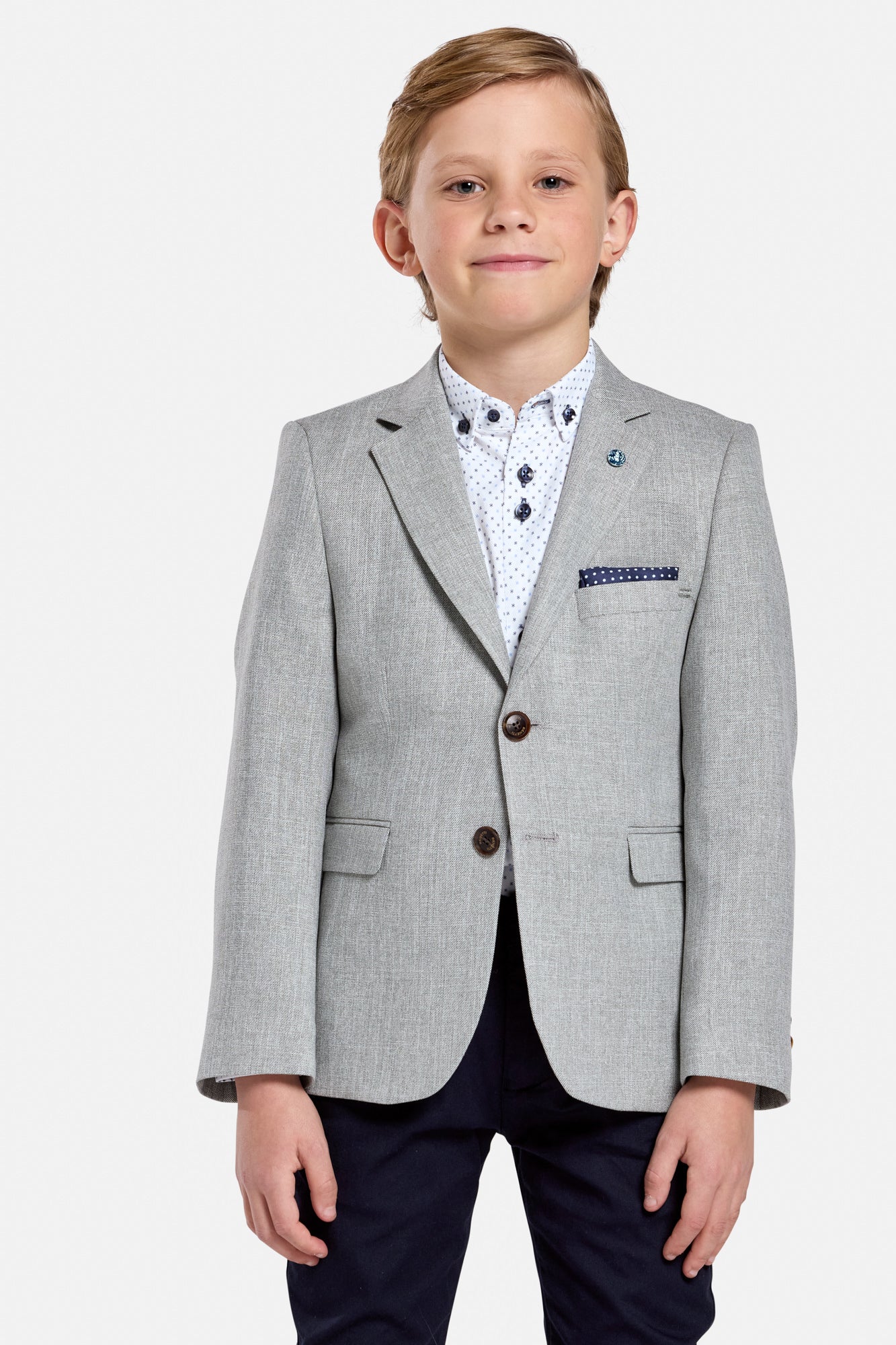 Benetti Boyswear Harry Boys Sage Blazer Sage detail view