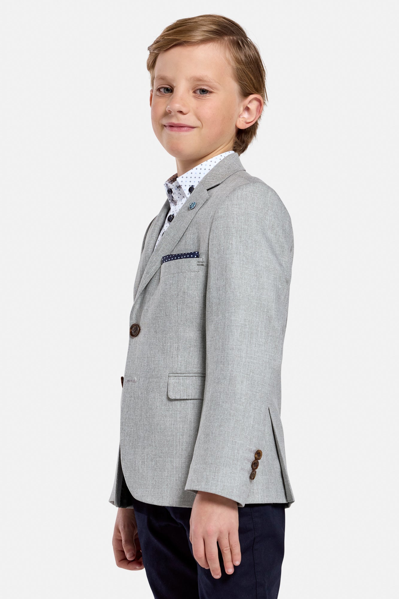 Benetti Boyswear Harry Boys Sage Blazer Sage side view
