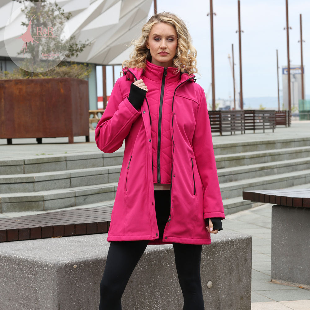 Relax & Renew Camilla Cerise Pink Coat