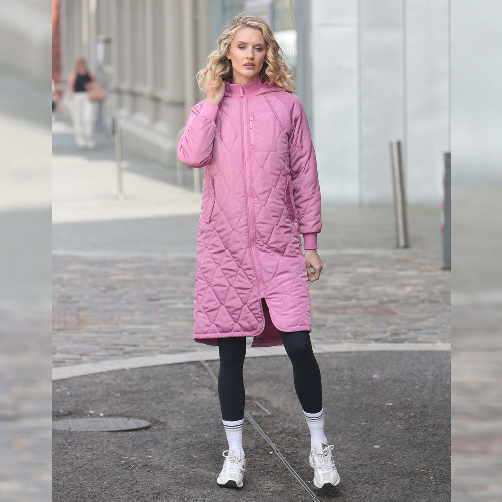 Relax & Renew Casey Longline Berry Coat