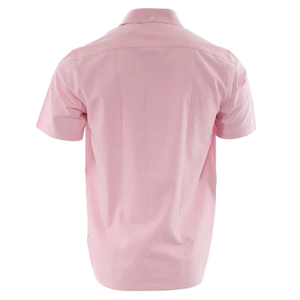 Men's Casey Pink Oxford Shirt-Ghost Back View