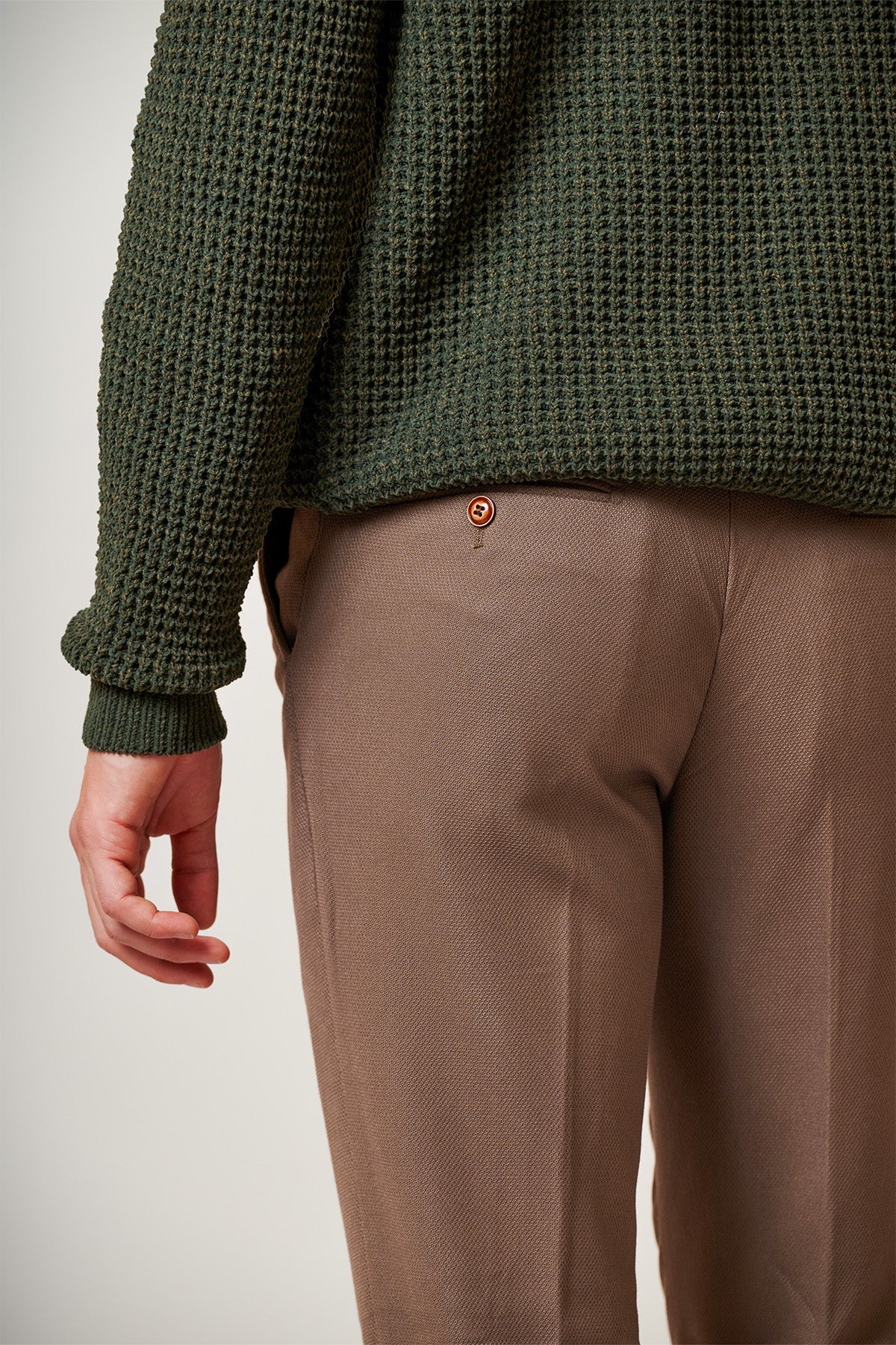 MARC DARCY HM5 Tan Trousers TAN detail view