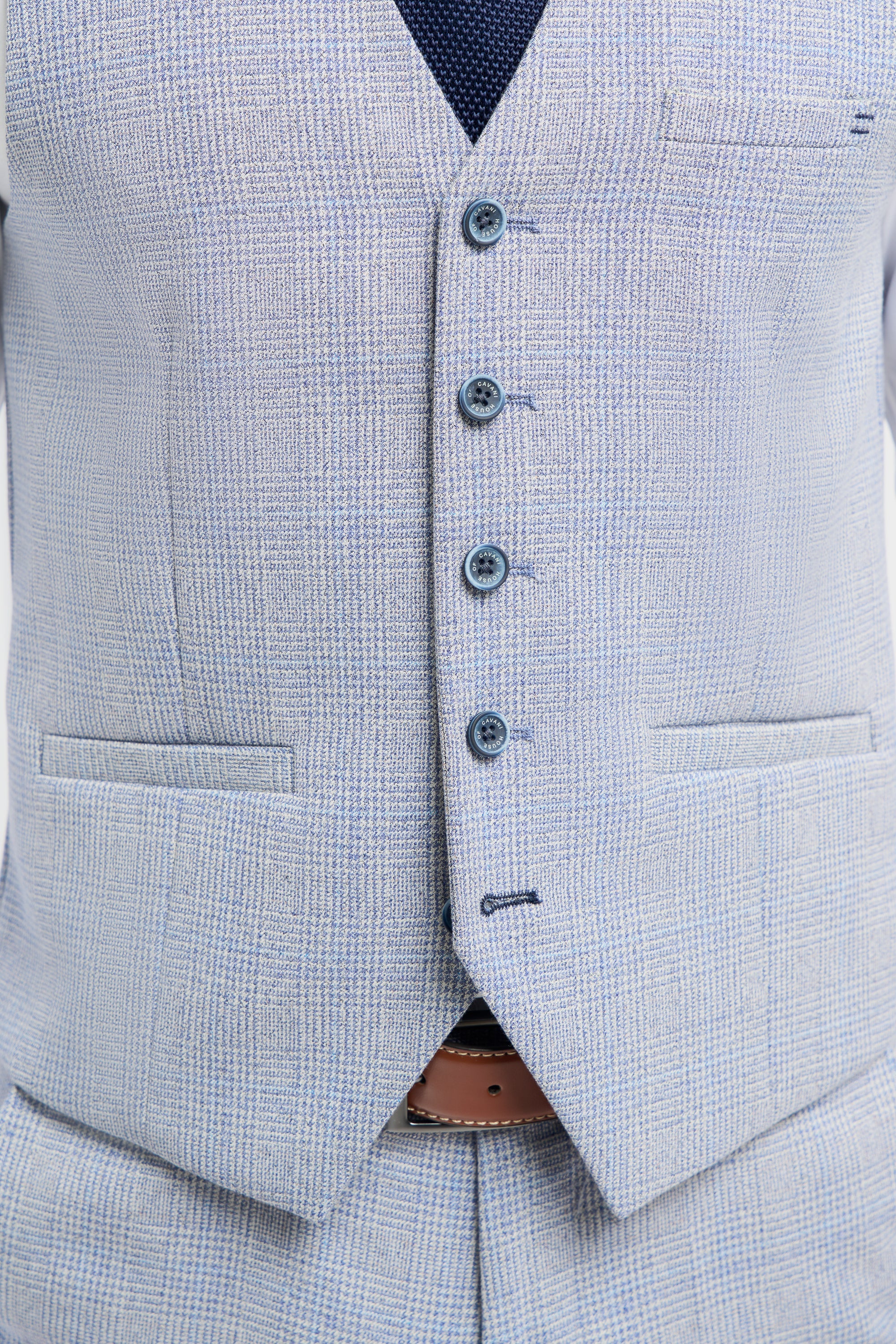 Men's Caridi Sky Waistcoat-Design View