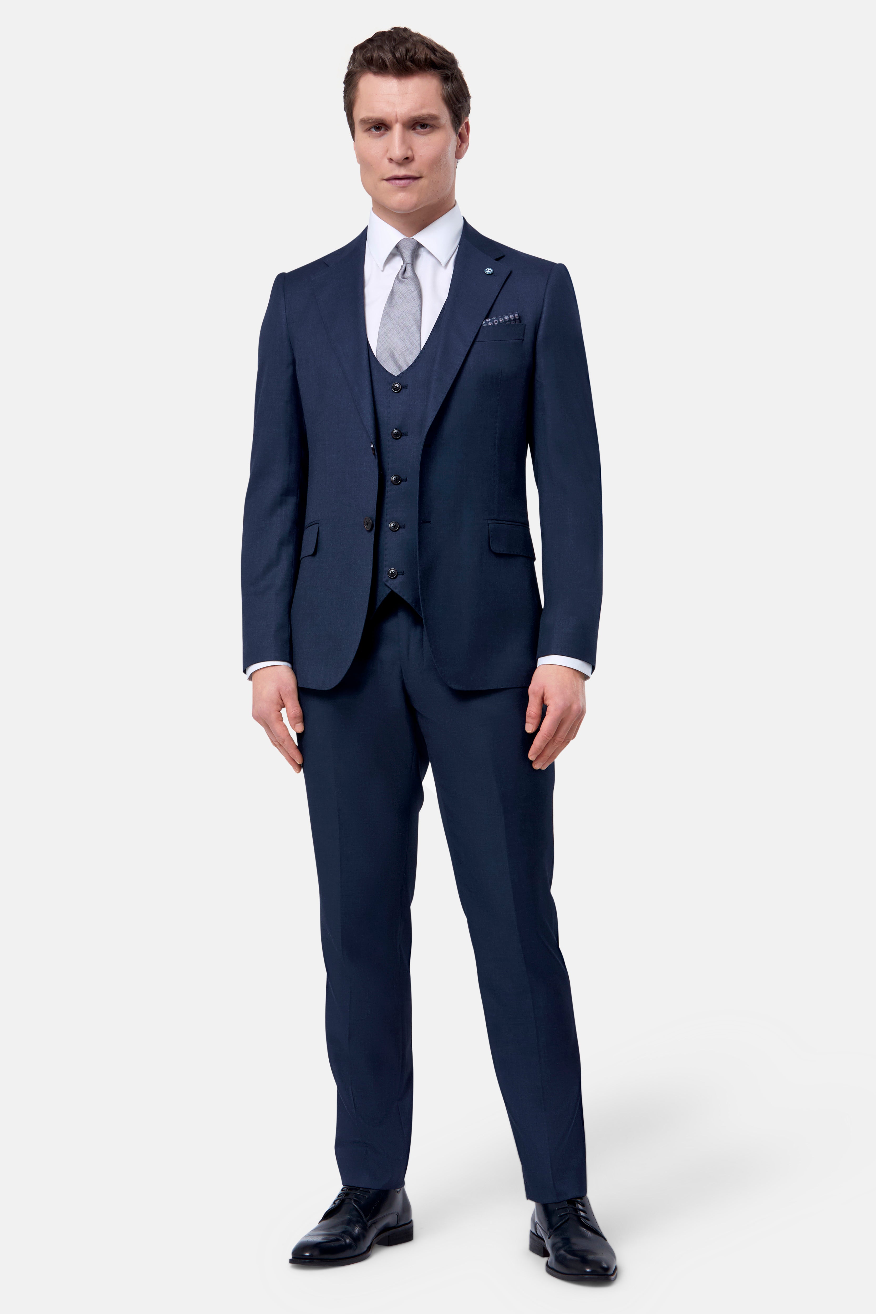 BENETTI Dario Indigo 2 Piece Suit INDIGO front view