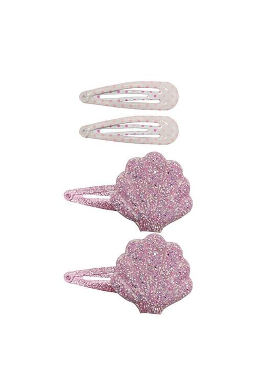 Men's Pink 4 Pack Shell Snap-Front View