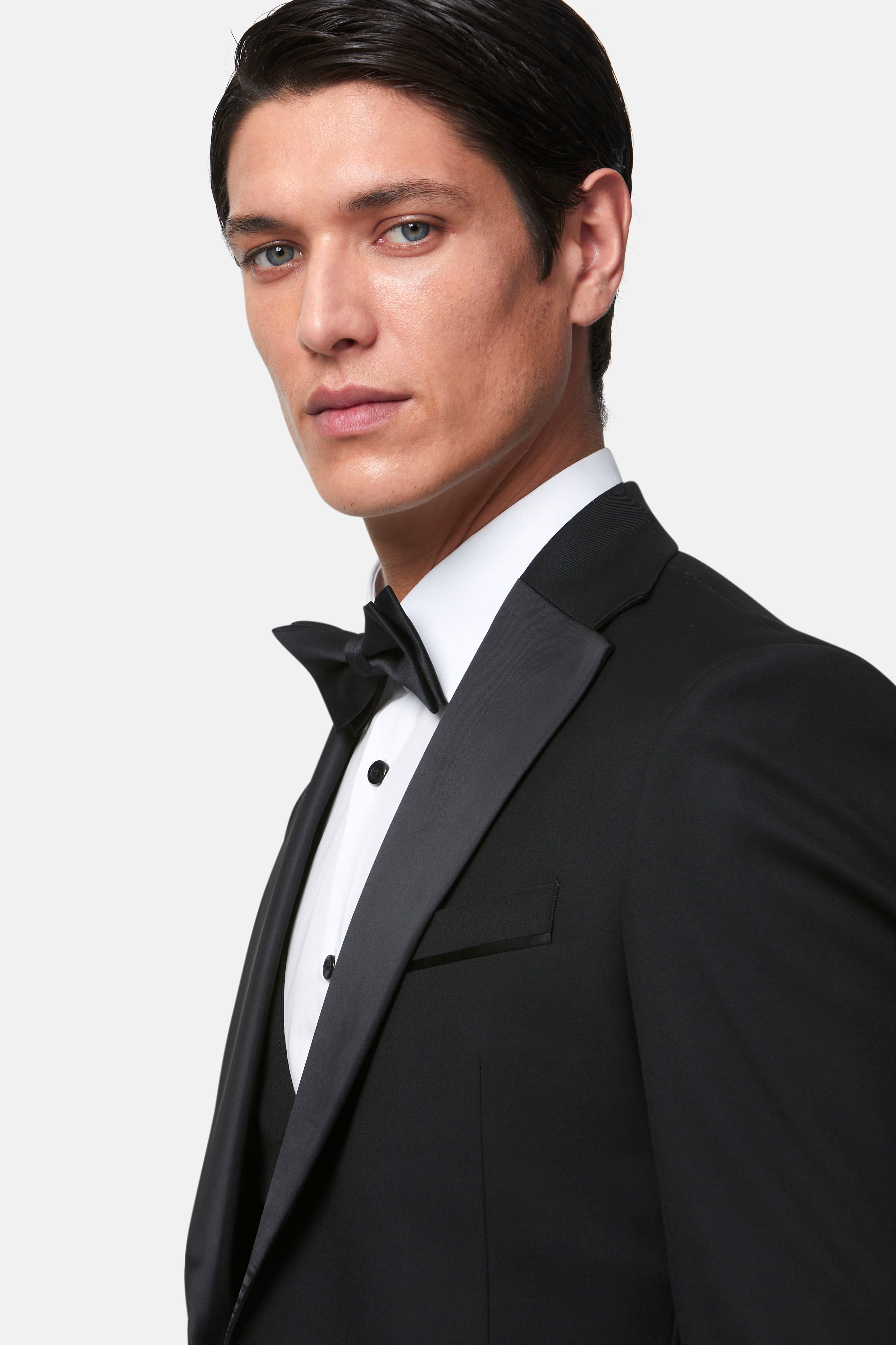 BENETTI Edina Black Tuxedo Jacket Black detail view