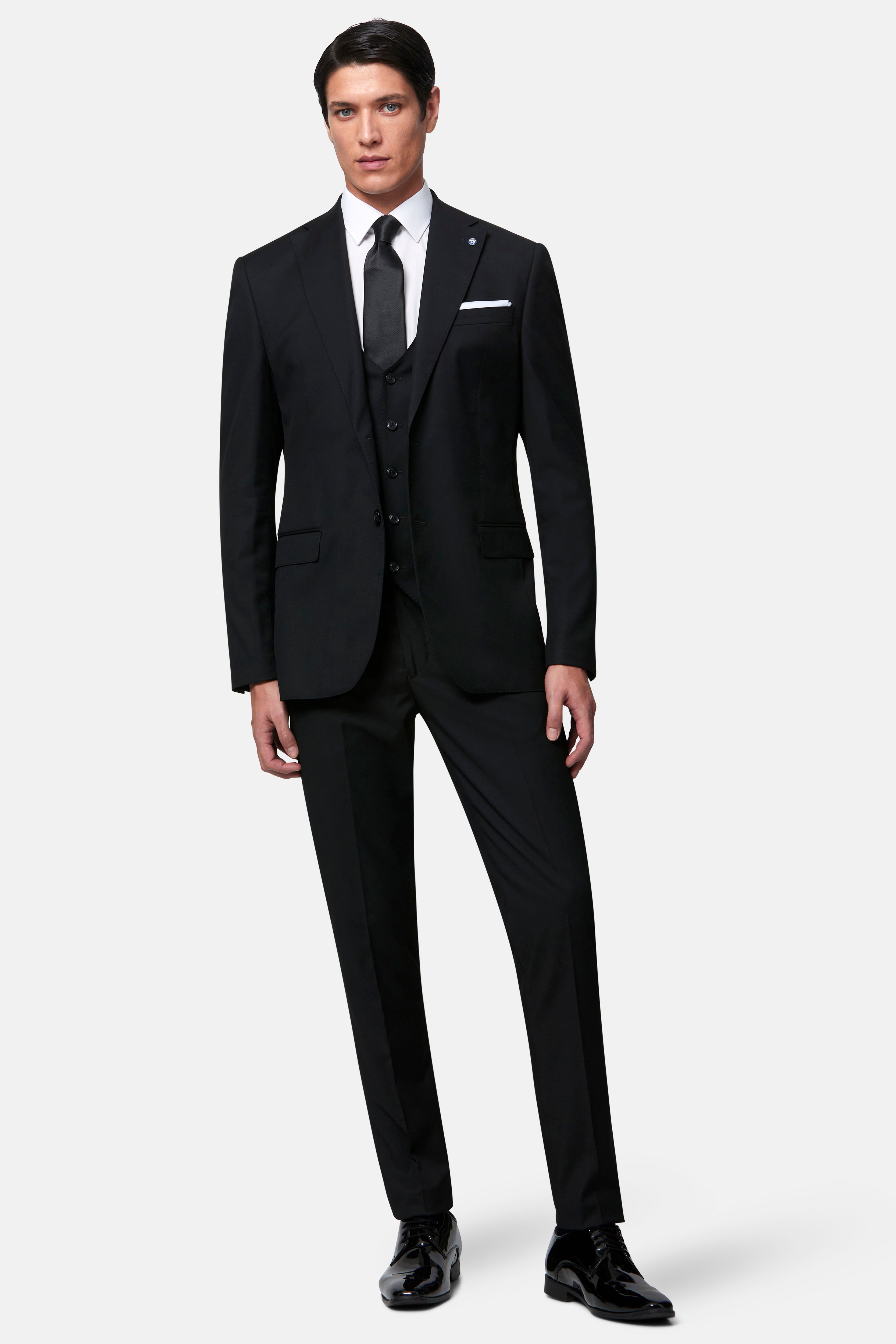 BENETTI Edina Black Trousers Black detail view