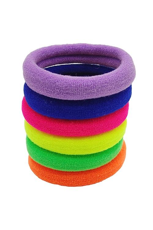 Girl's 6 Pack Elastic-Front View