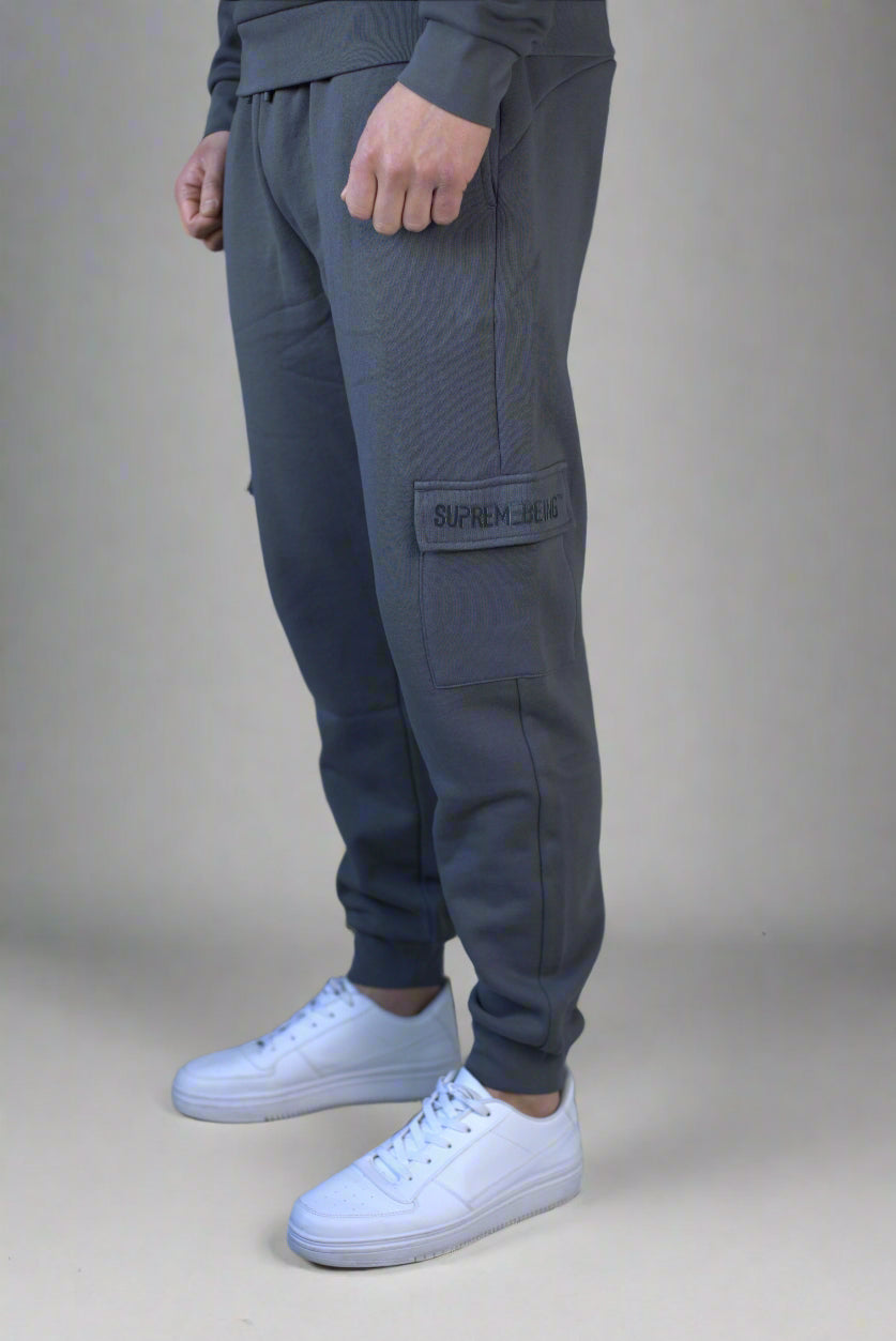 Supreme Being Gravity Dark Grey Jogger Dark Grey front view