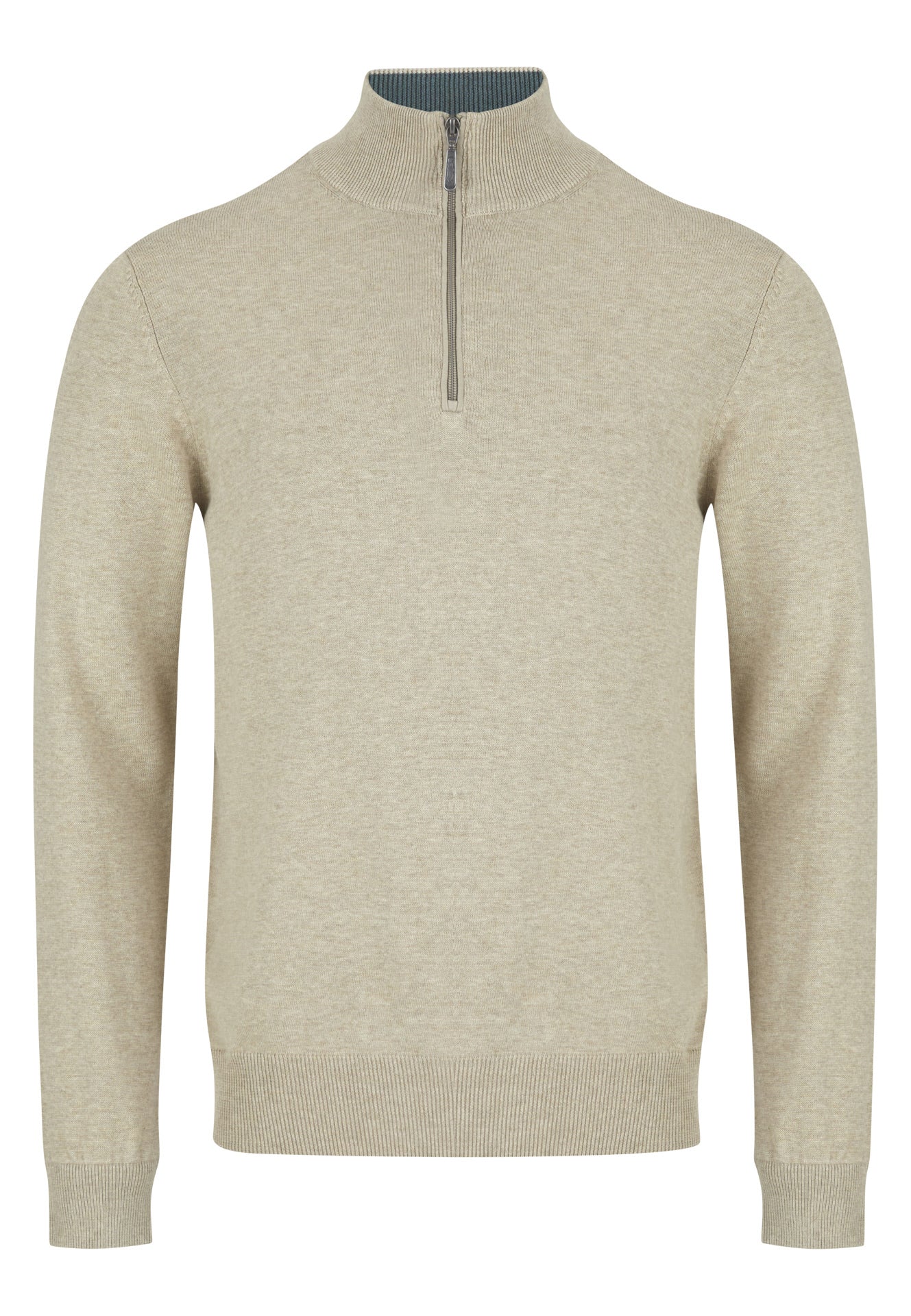 6TH SENSE Harry 1/4 Zip - Pussywillow Pussywillow front view