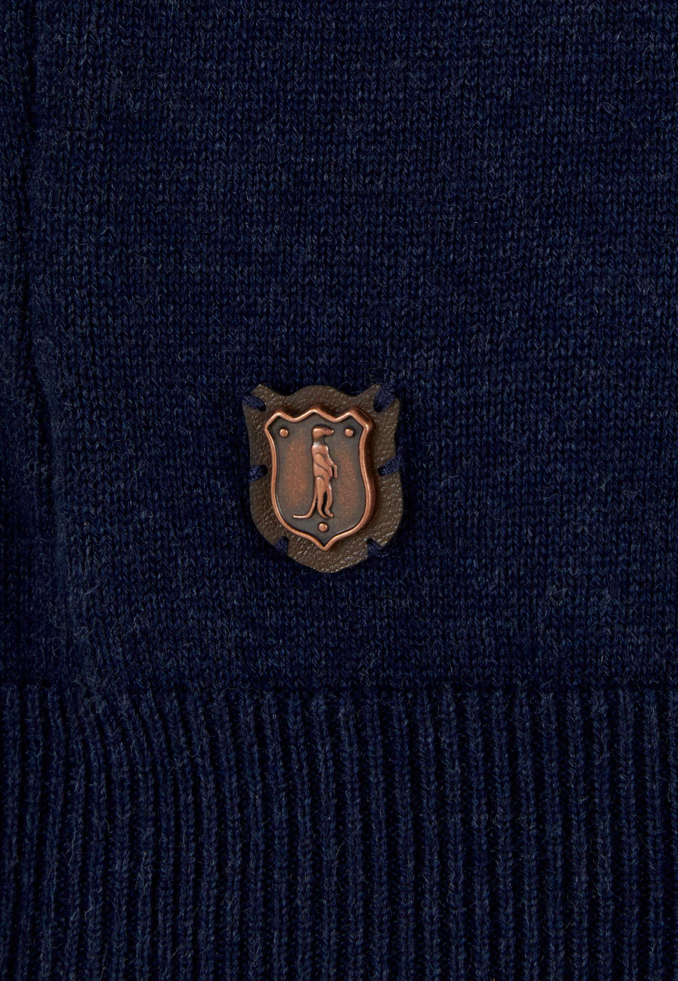 Men's Harry Sky Captain 1/4 Zip-Close Up View