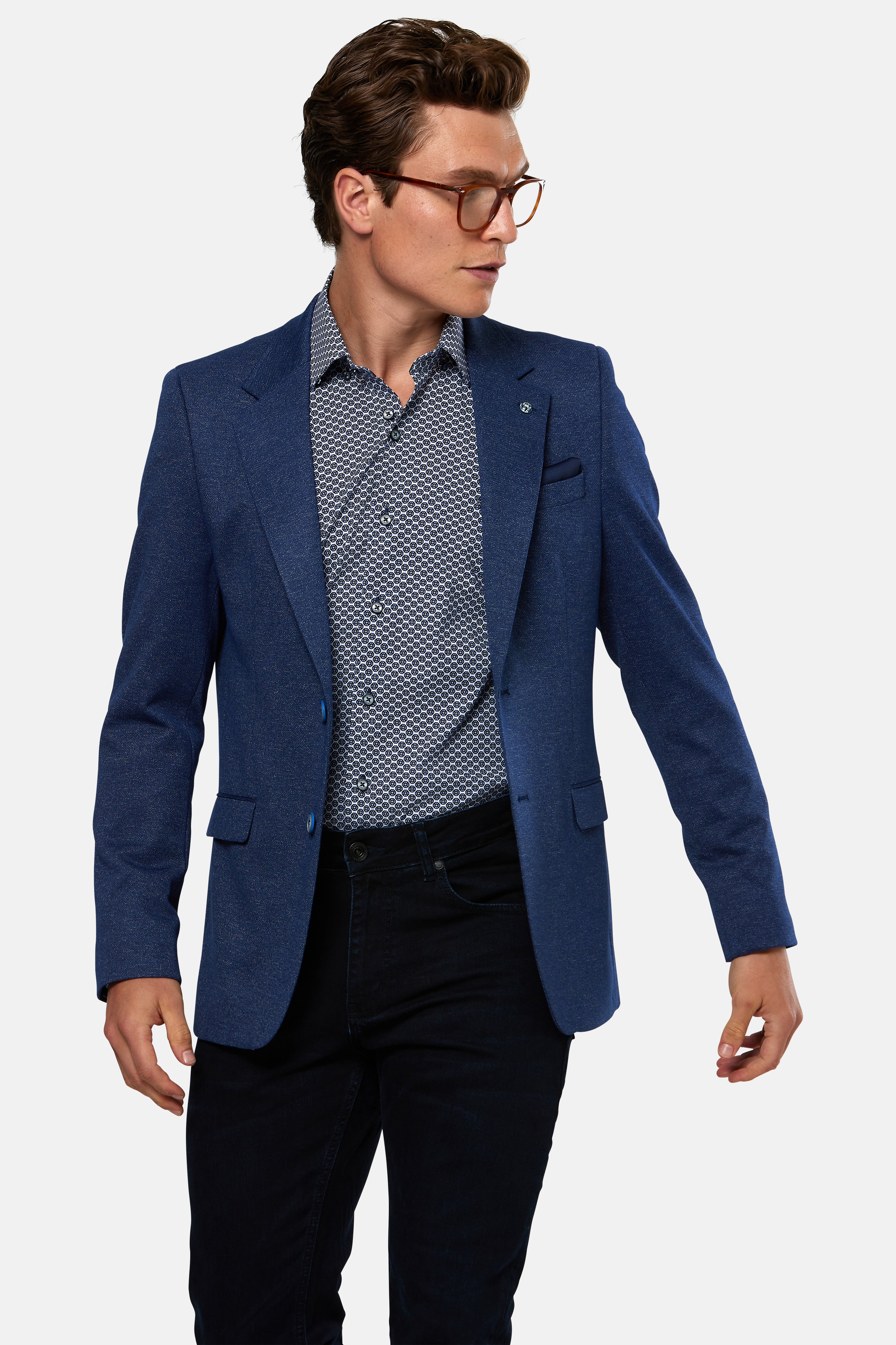 BENETTI Havana Jacket - Blue Blue detail view