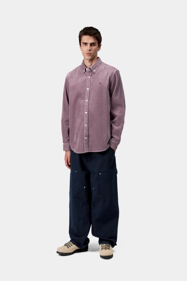 Carhartt WIP Madison Cord Shirt-Phlox Phlox / Phlox detail view