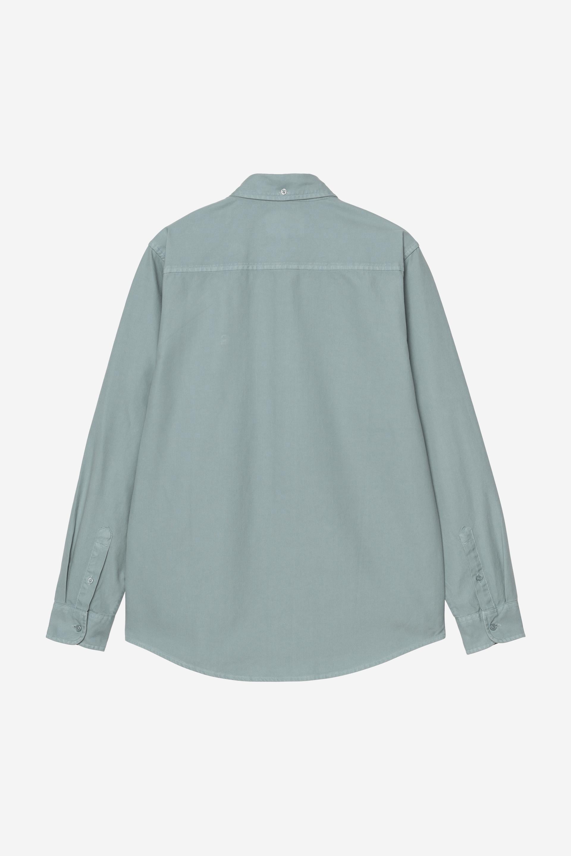 Men's Long Sleeve Bolton Shirt-Citadel-Ghost Back View