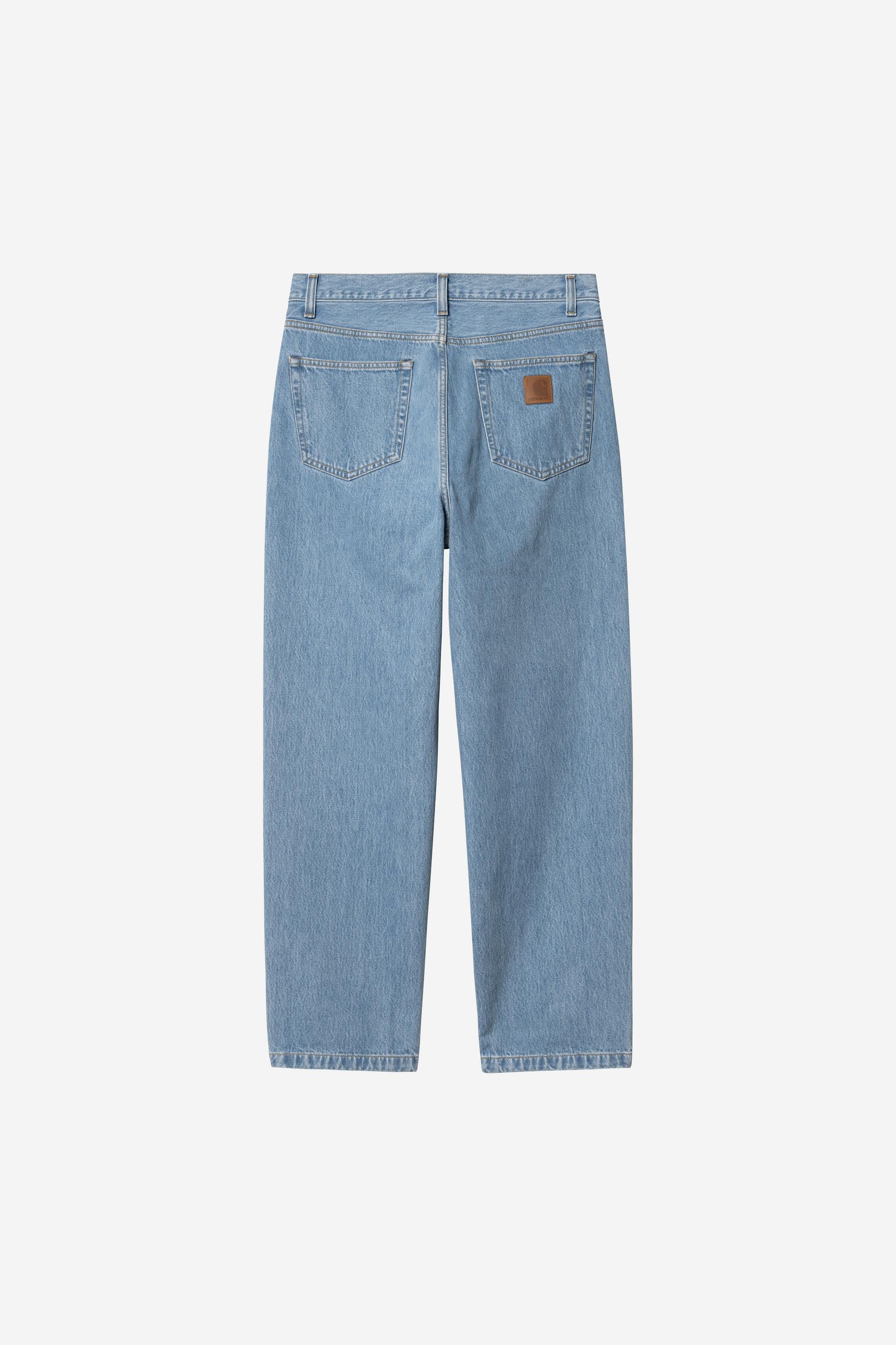 Carhartt WIP Aaron Pant-Blue Stone Bleached Blue Stone Bleached side view