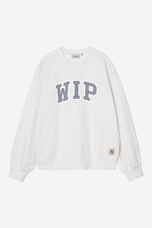Carhartt WIP WIP III Sweatshirt-Ash Heather Ash Heather front view