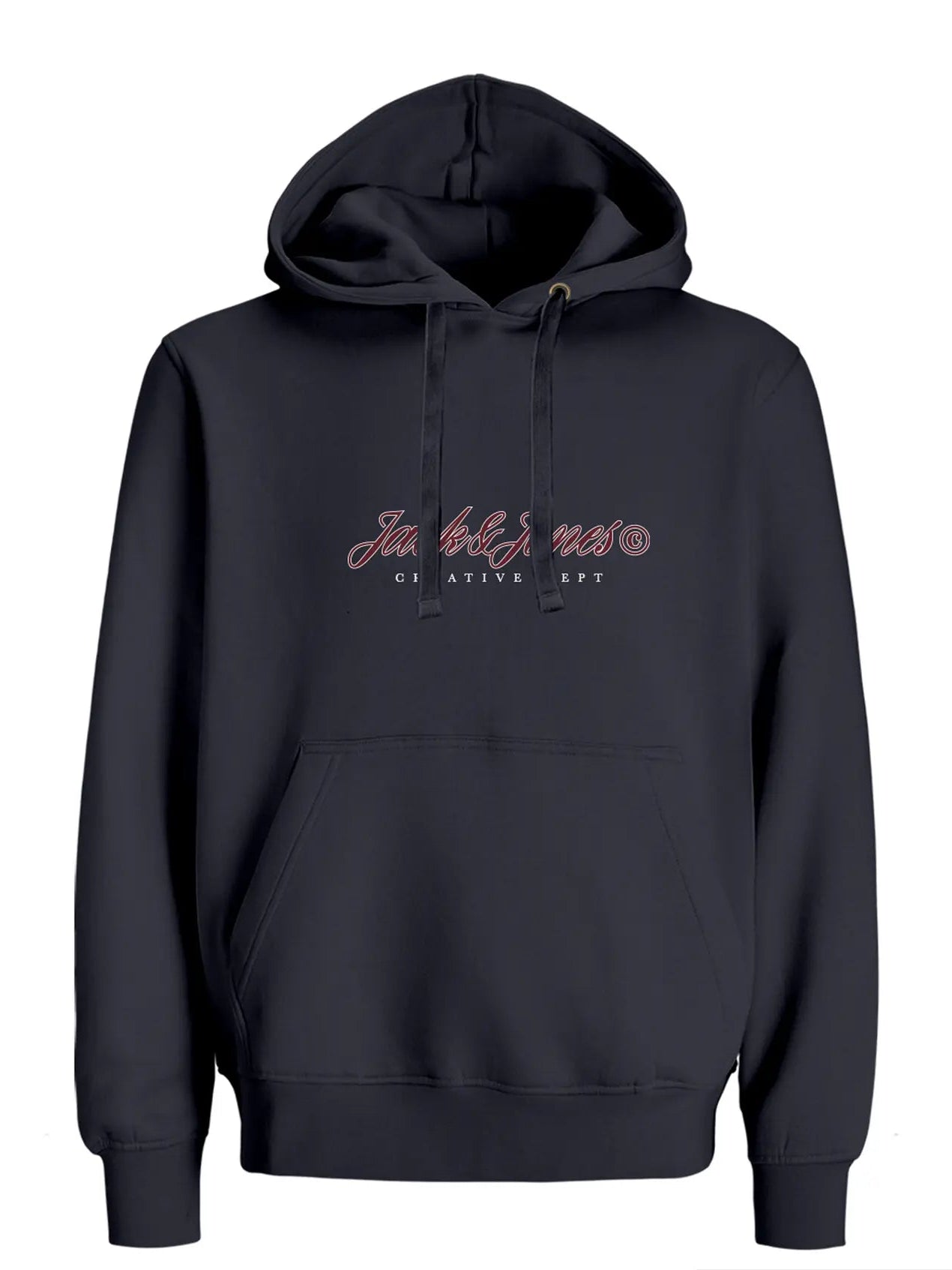JACK JONES ORIGINALS Montauk Front Sweat Hood-Sky Captain Sky Captain front view