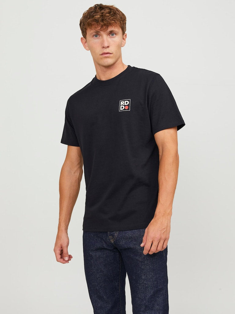 Aaron Black Crew Neck Tee