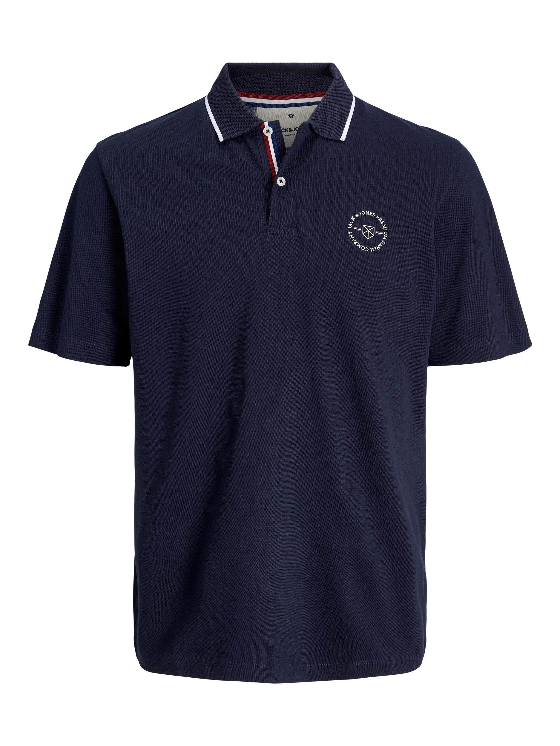 Men's Shield Short Sleeve Polo-Seaborne-Front View