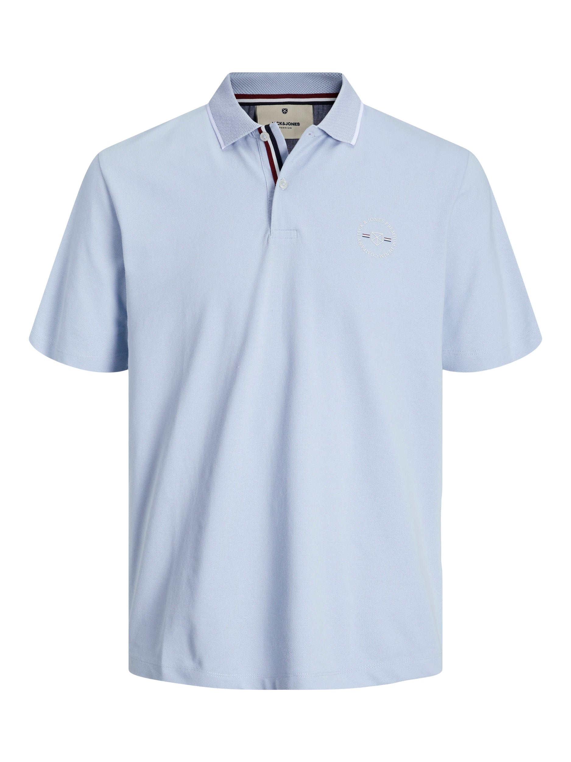 Men's Shield Short Sleeve Polo-Skyway-Front View