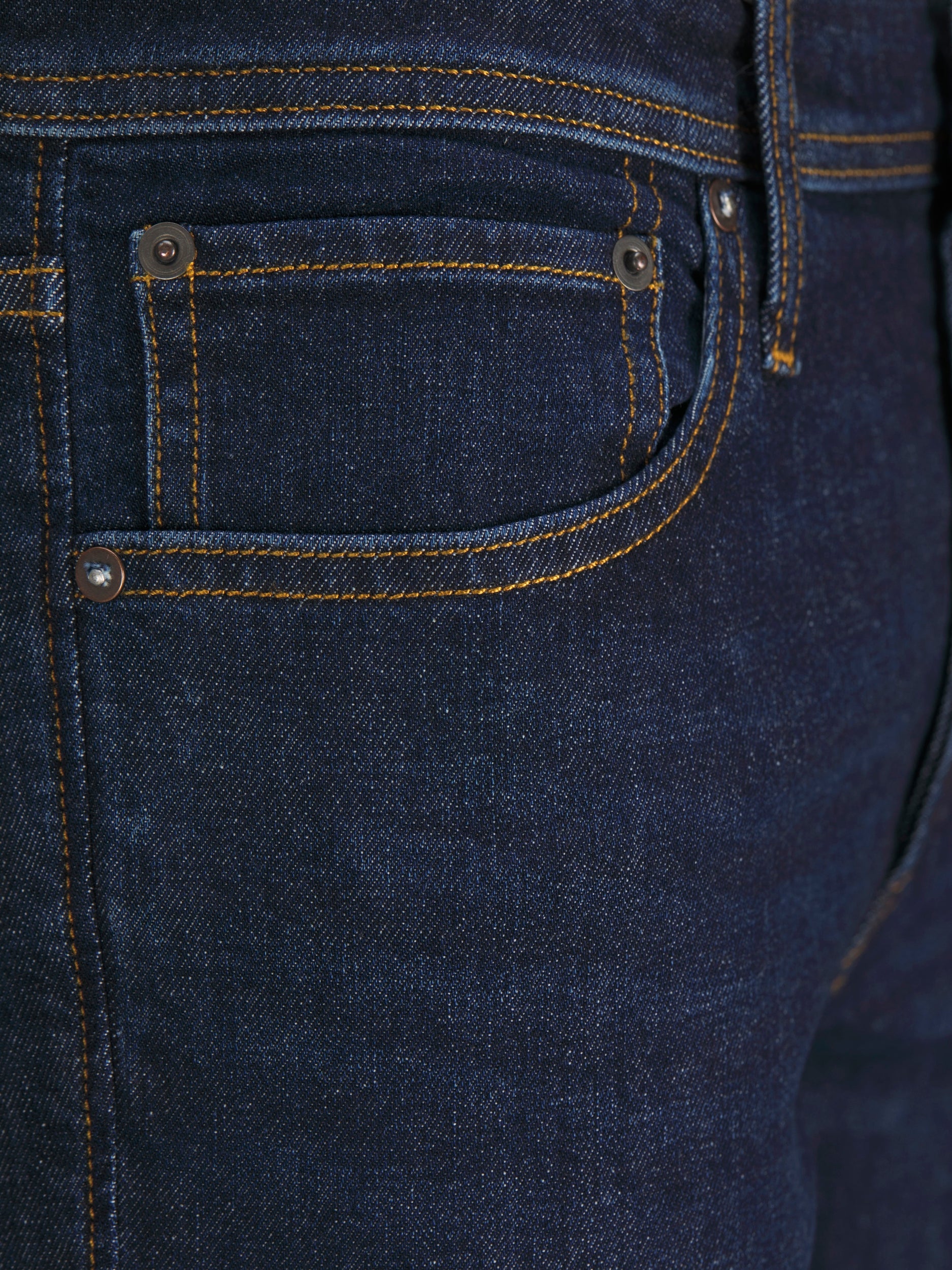 Jake 392 Bootcut Dark Wash Jean-Hip pocket detail