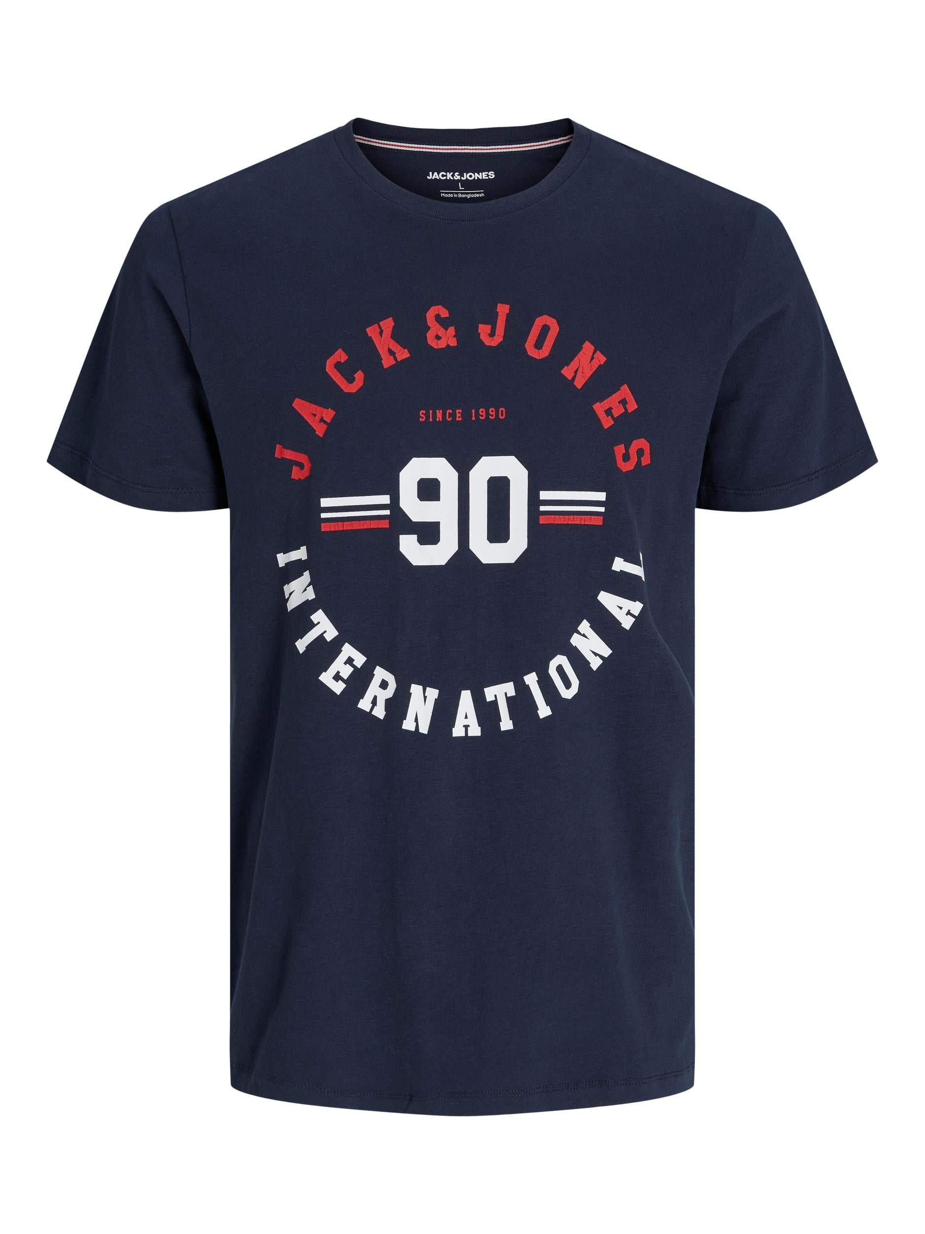 Men's Carlo Tee Short Sleeve Crew Neck - Navy Blazer-Front View