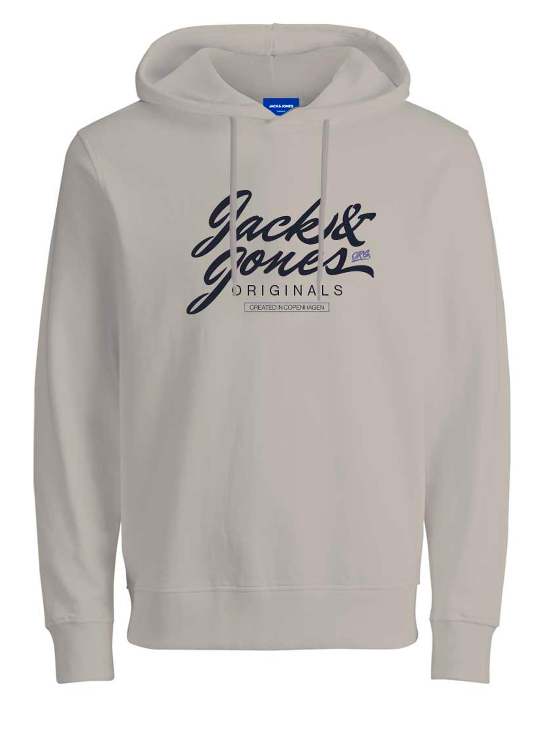 Men's Symbol Sweat Hood-Moonbeam-Front View