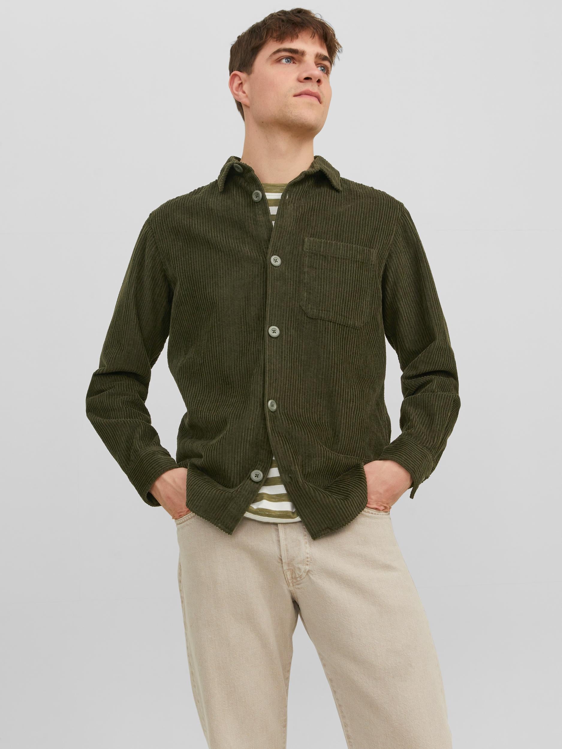 Kendrick Cord Forest Night Overshirt