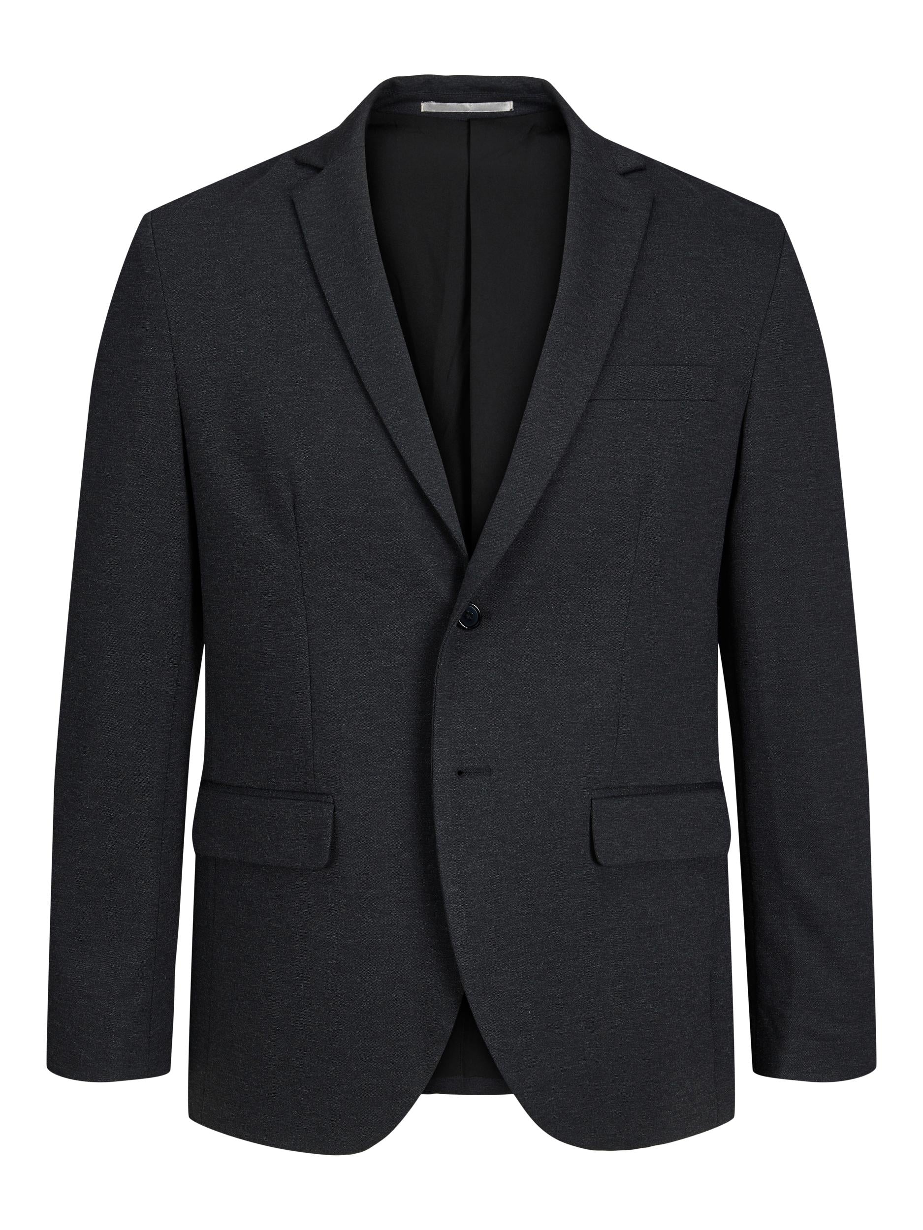 JACK JONES PREMIUM Jones Stretch Blazer-Black Beauty Black Beauty flat front view