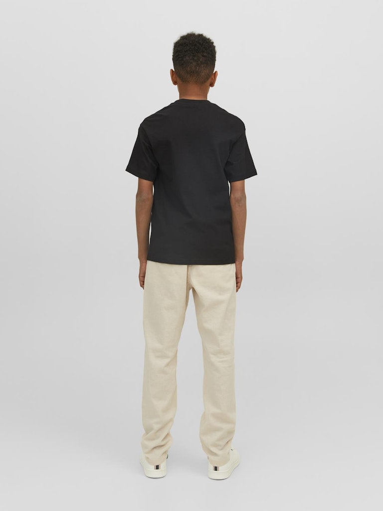 Jack Jones Youths Vesterbro Junior Black Tee Black detail view