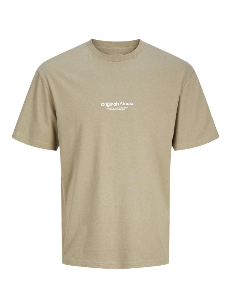 JACK JONES ORIGINALS Vesterbro Silver Sage Crew Neck Tee Silver Sage side view