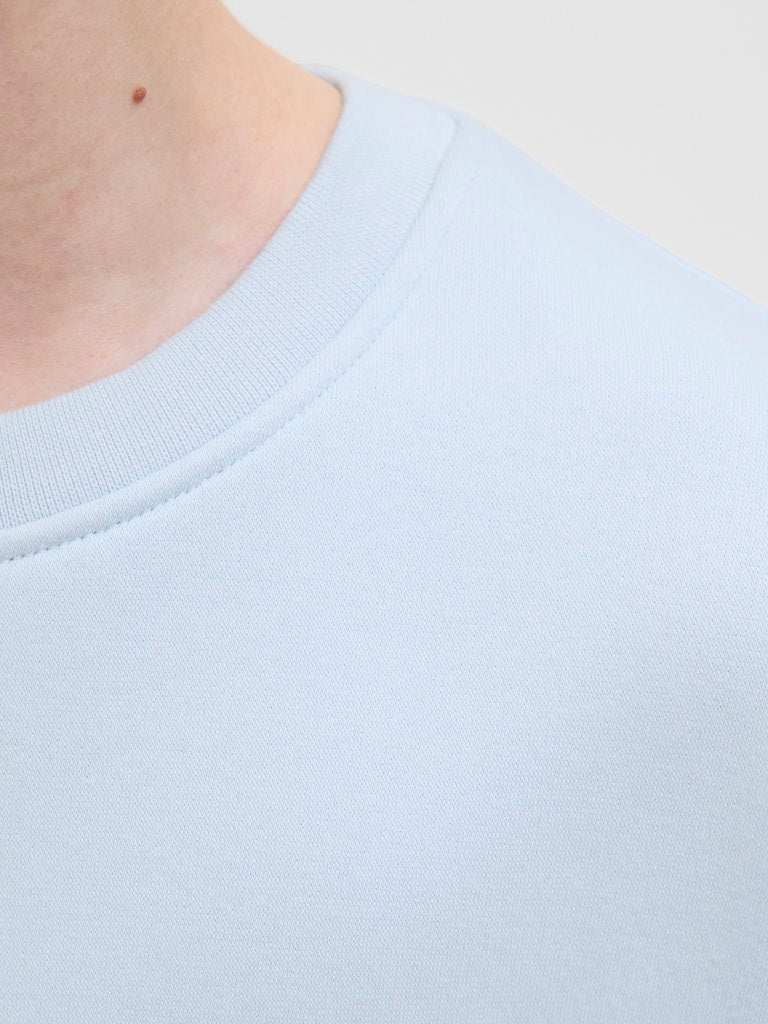 Jack Jones Youths Jorvesterbro Sweat Crew Neck Junior-Skyway Skyway back view